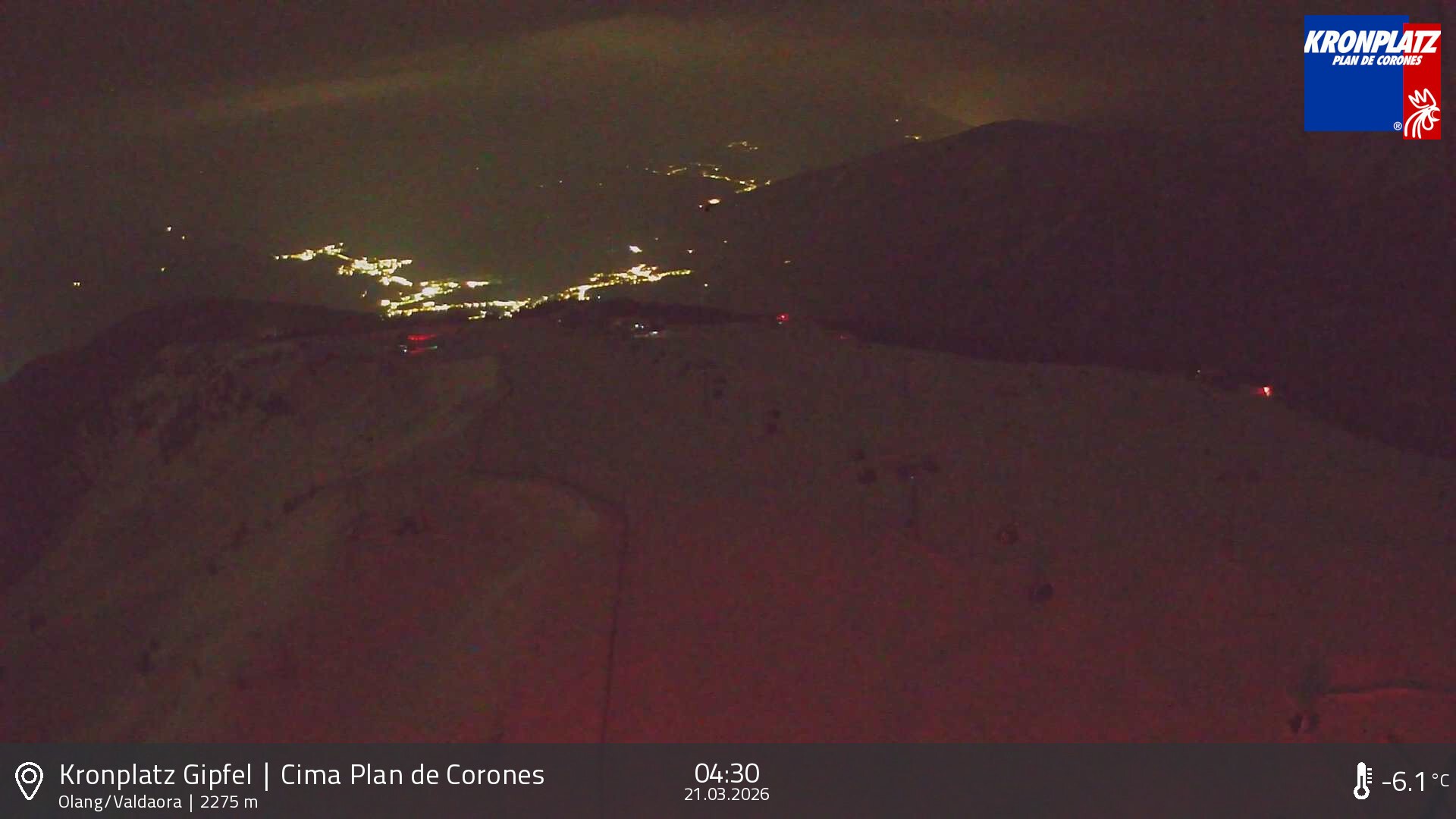 Archived image Webcam Olang, South Tyrol