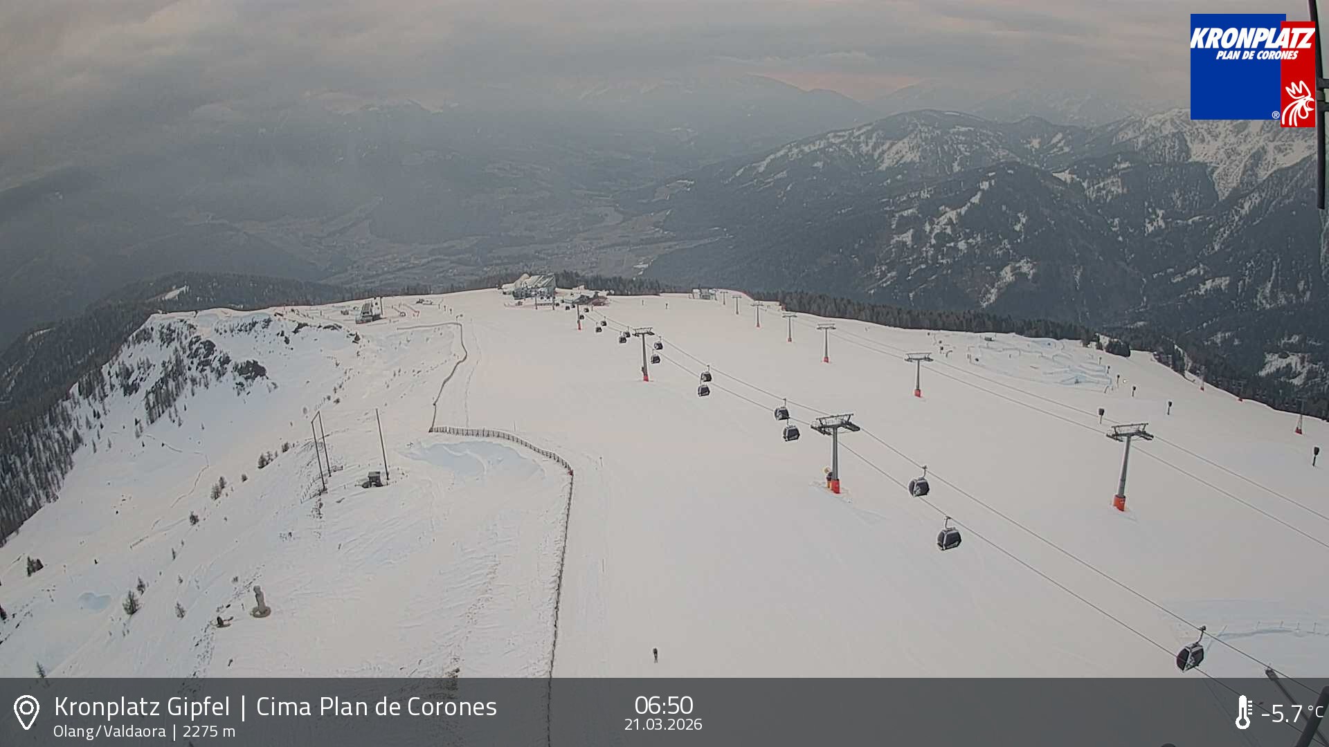 Archived image Webcam Olang, South Tyrol