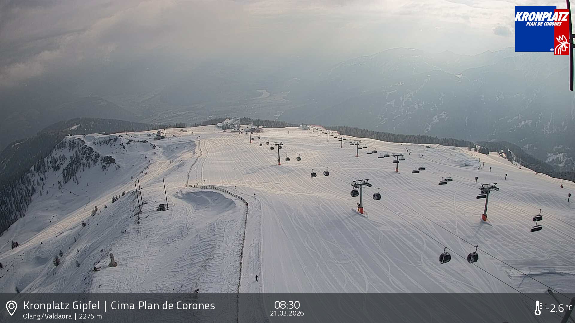 Archived image Webcam Olang, South Tyrol
