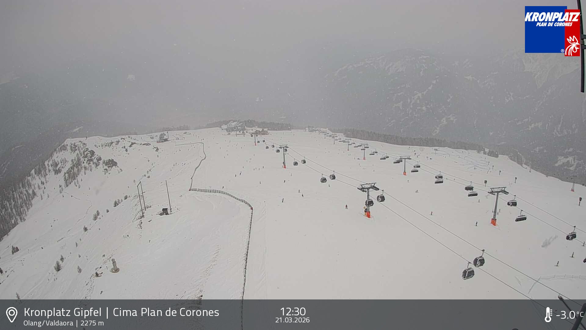 Archived image Webcam Olang, South Tyrol