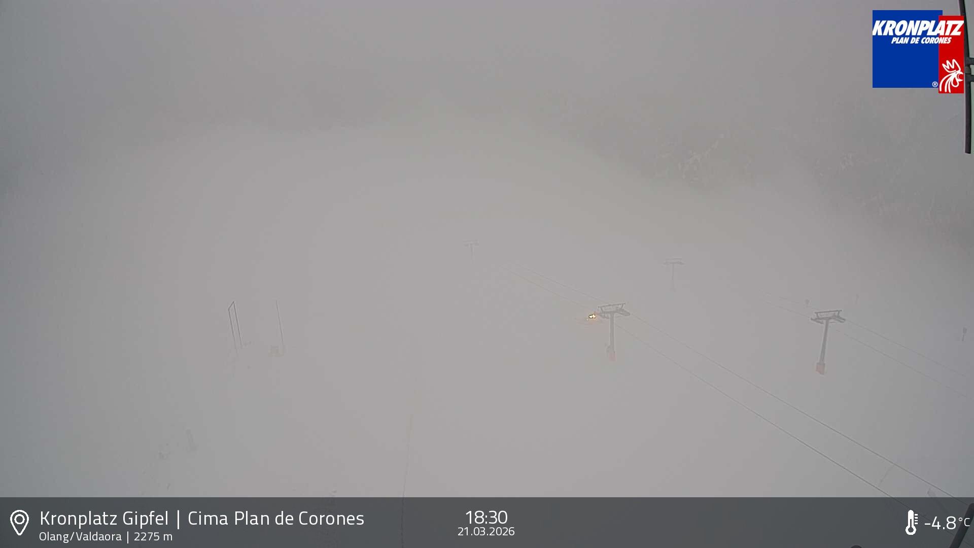 Archived image Webcam Olang, South Tyrol