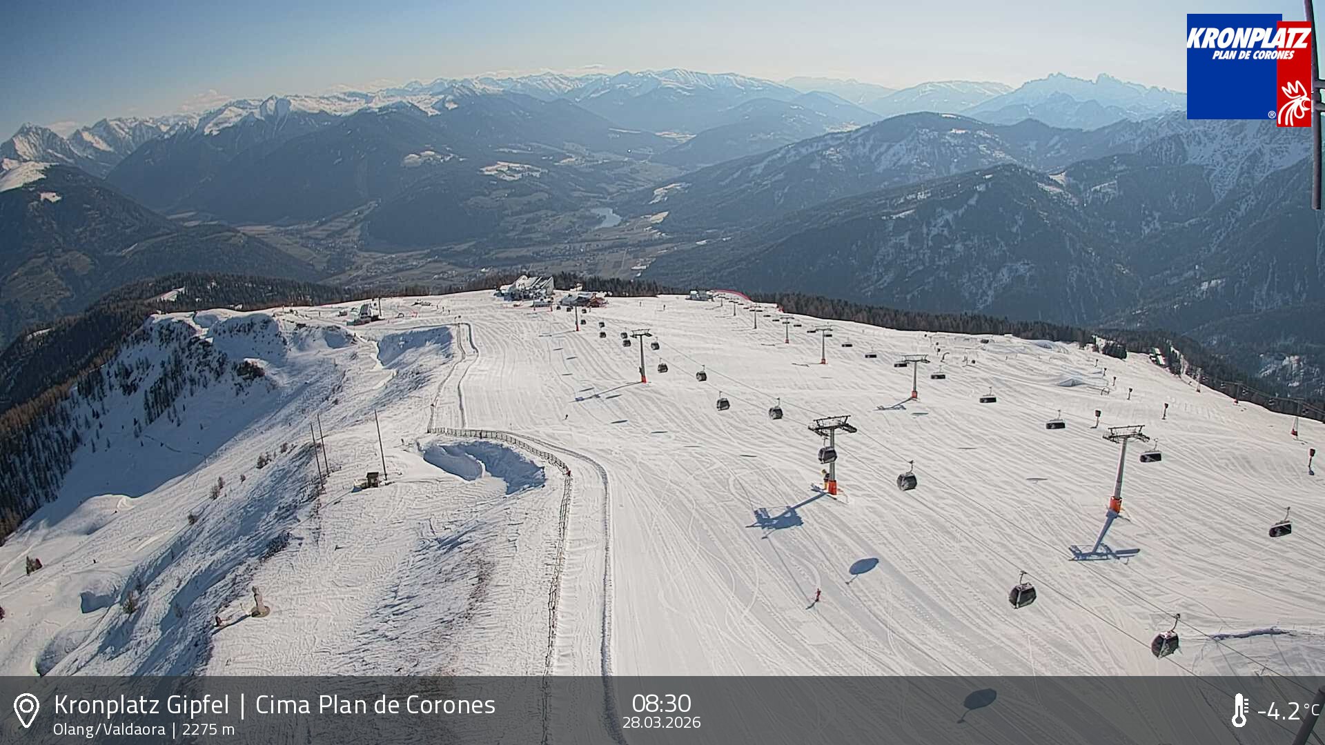 Archiv Foto Webcam Olang, Südtirol