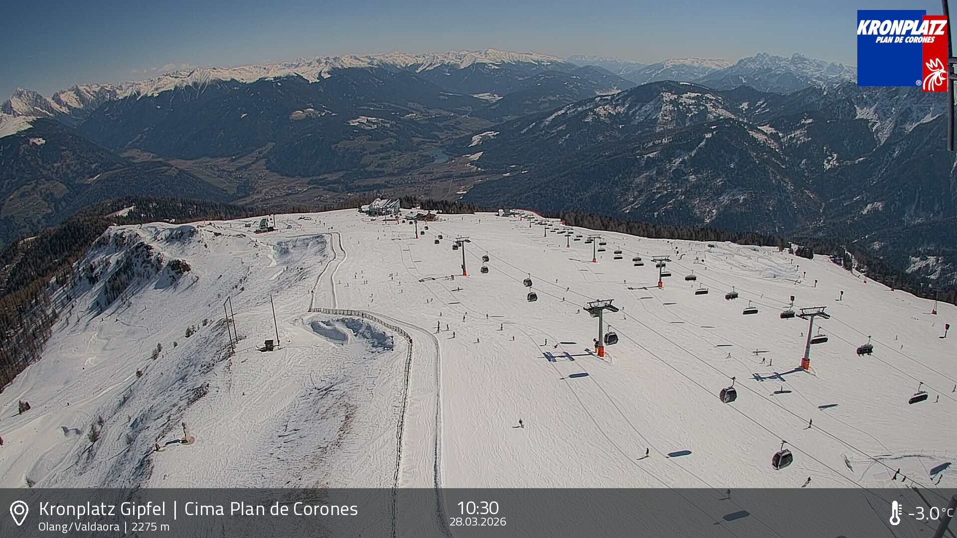 Archiv Foto Webcam Olang, Südtirol