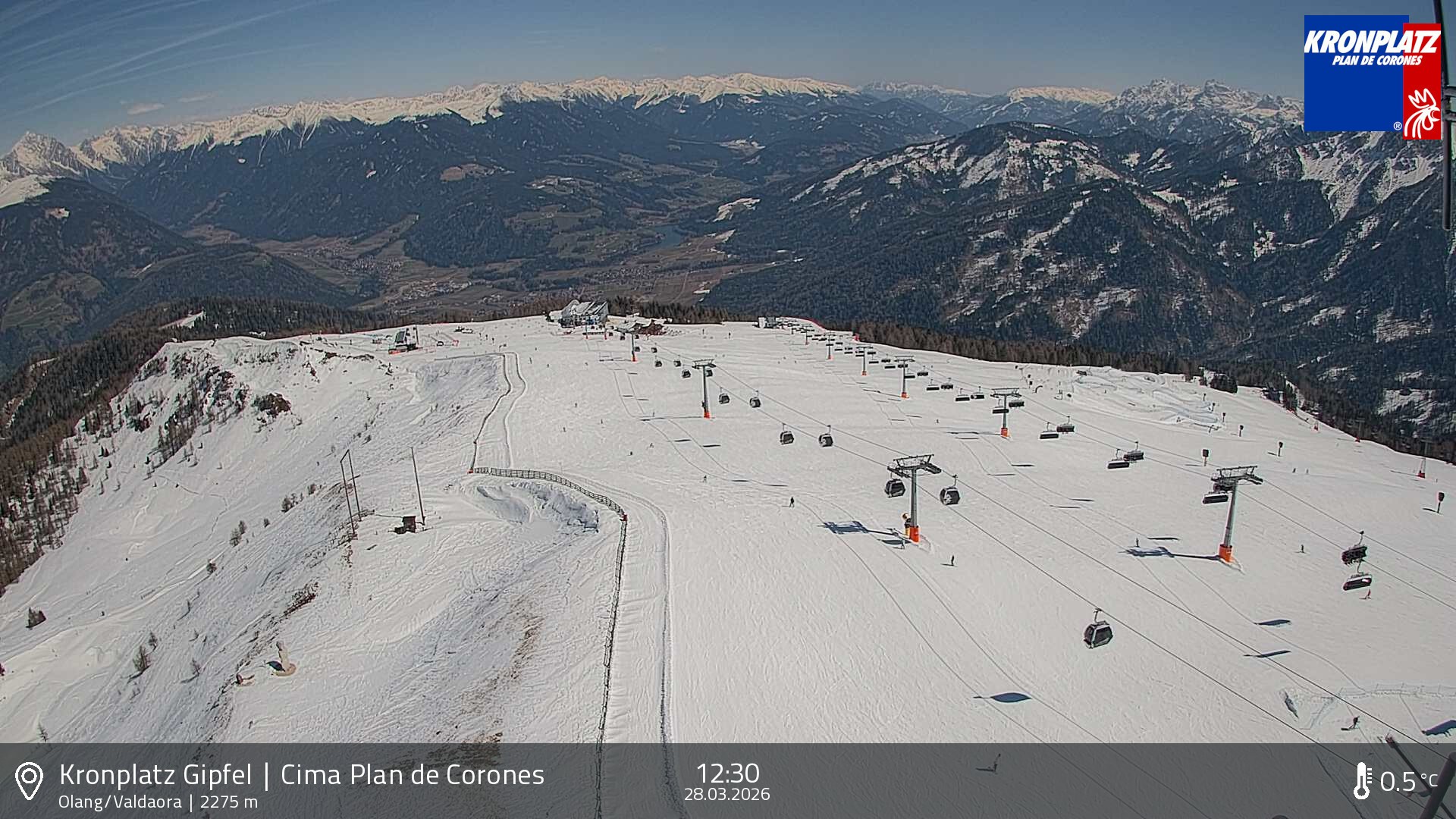 Archiv Foto Webcam Olang, Südtirol