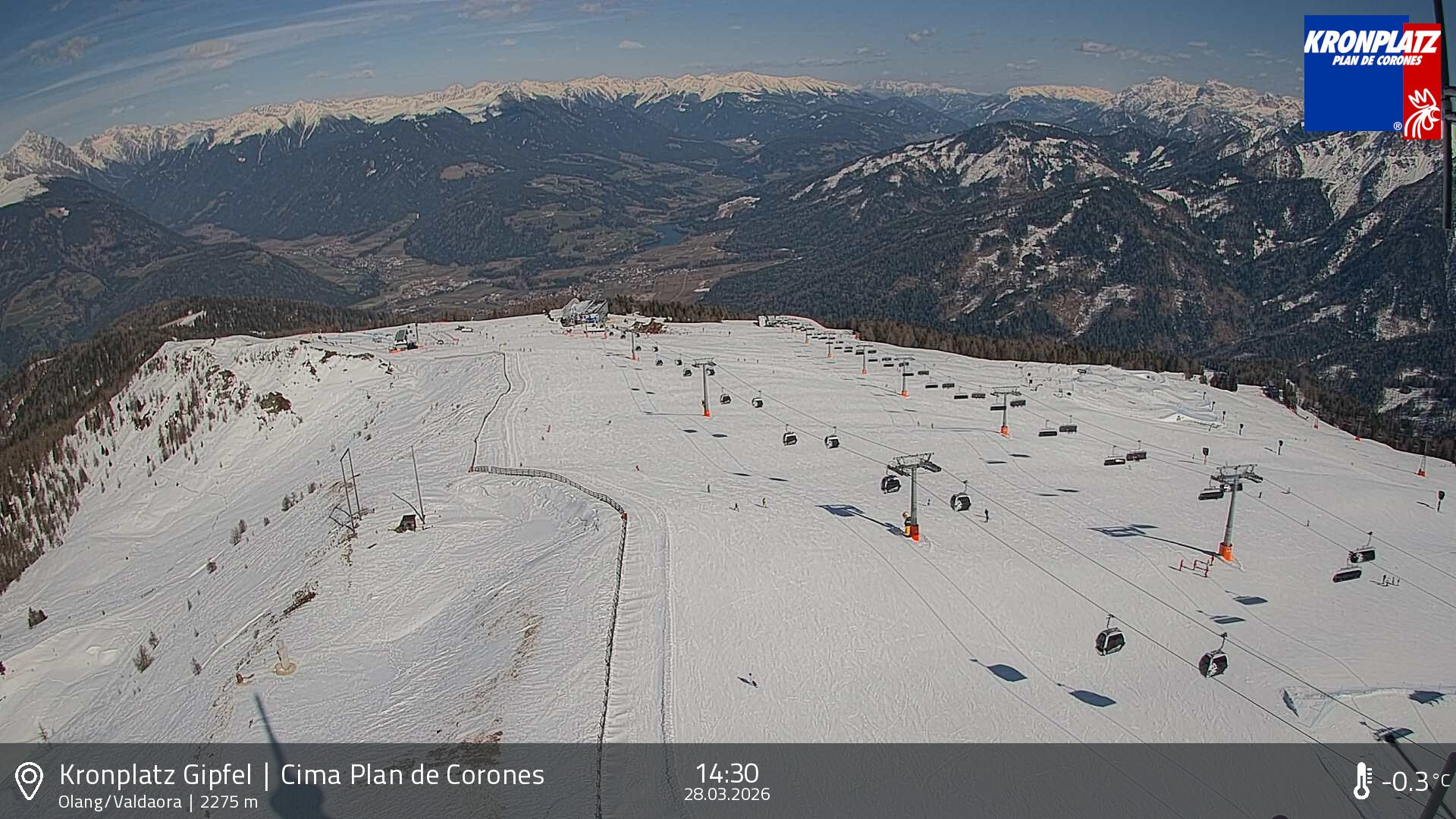 Archiv Foto Webcam Olang, Südtirol