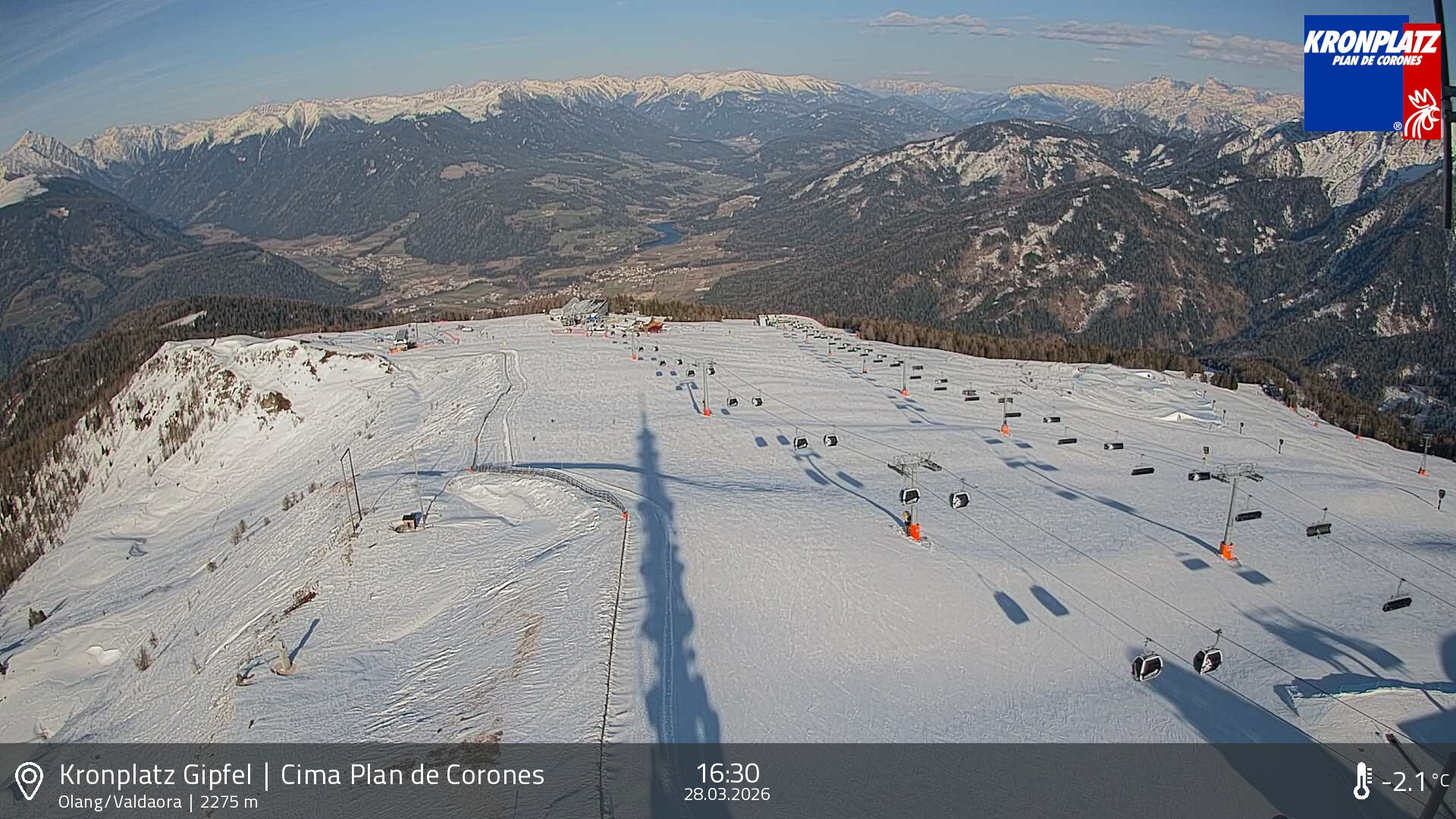 Archiv Foto Webcam Olang, Südtirol