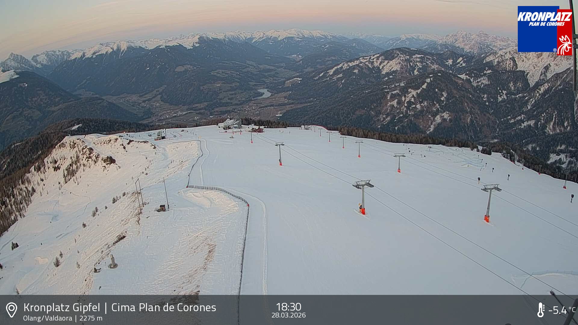 Archiv Foto Webcam Olang, Südtirol