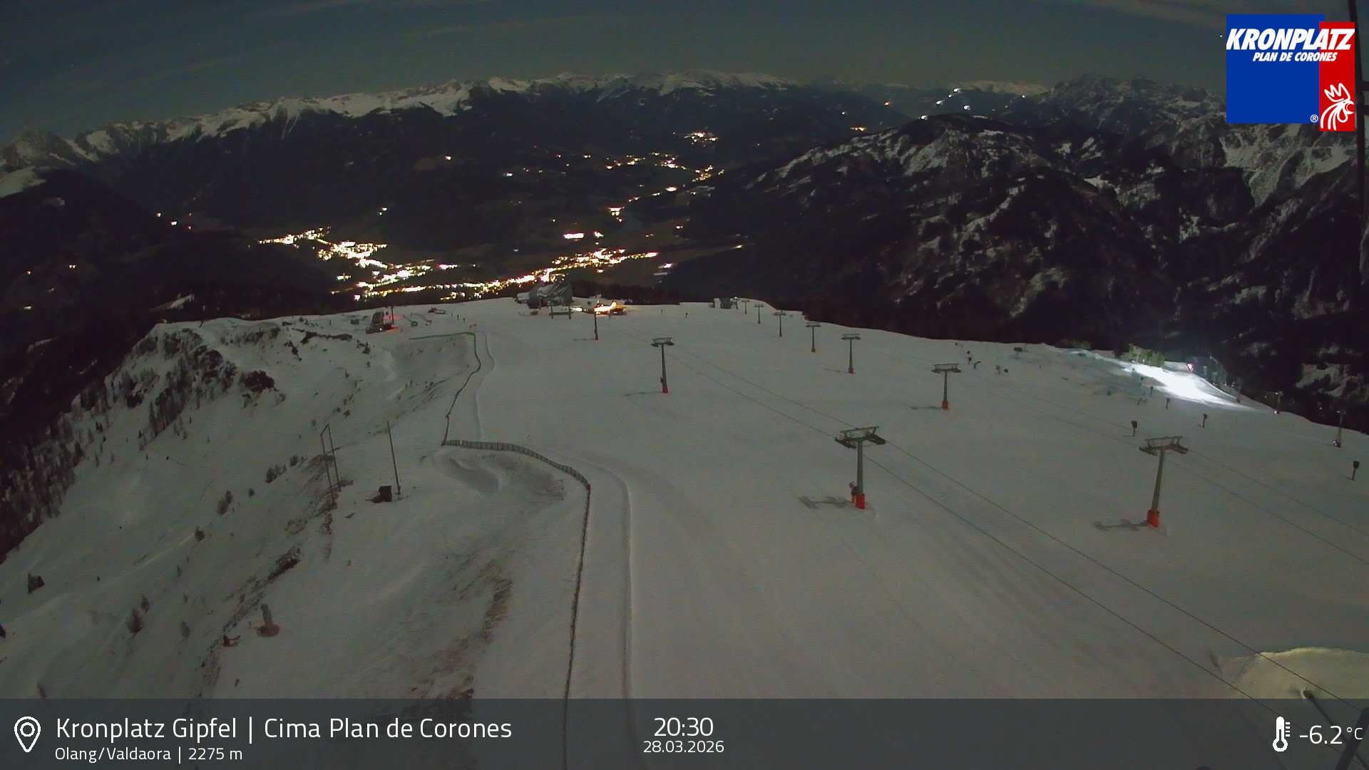 Archived image Webcam Olang, South Tyrol