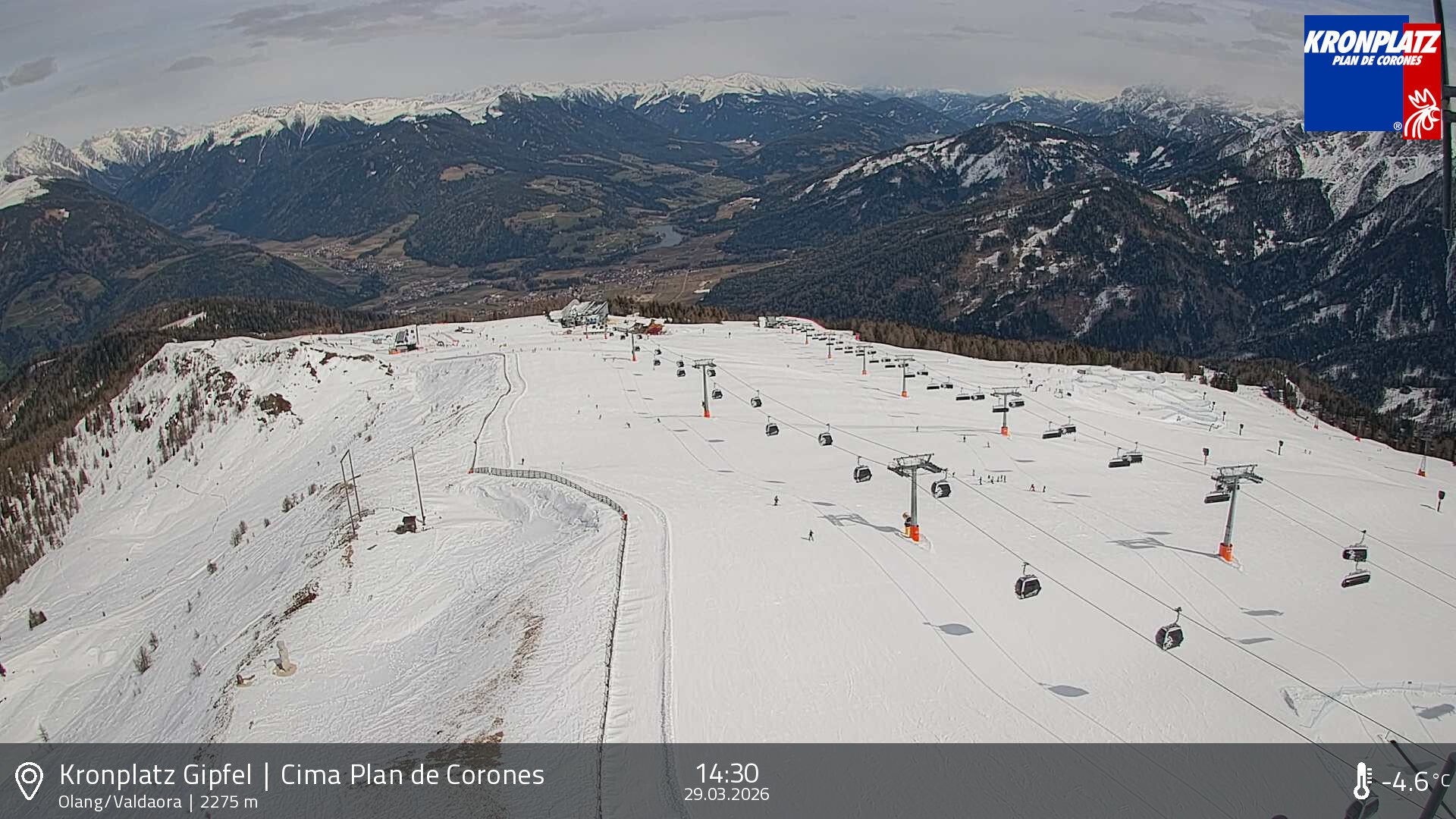 Archiv Foto Webcam Olang, Südtirol