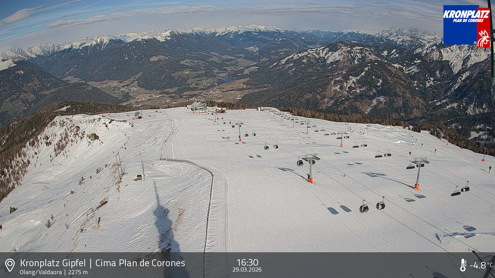 Archiv Foto Webcam Olang, Südtirol