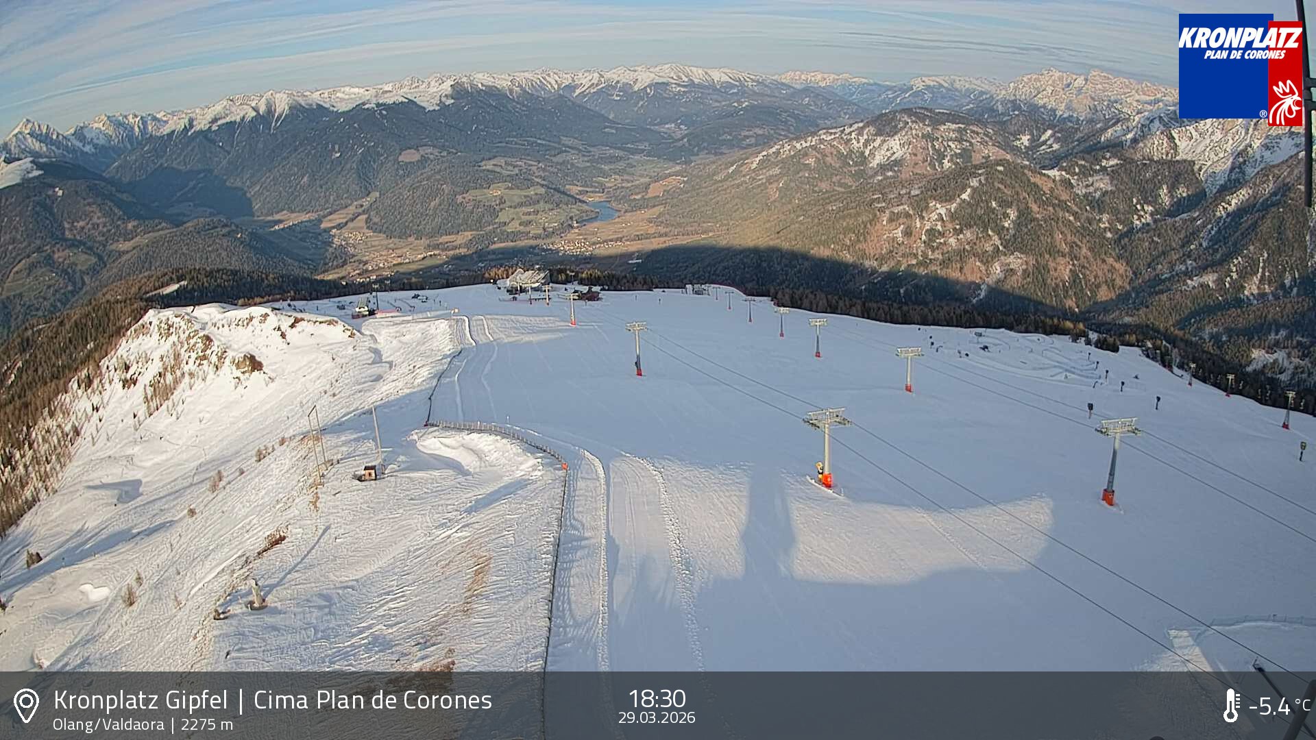 Archiv Foto Webcam Olang, Südtirol