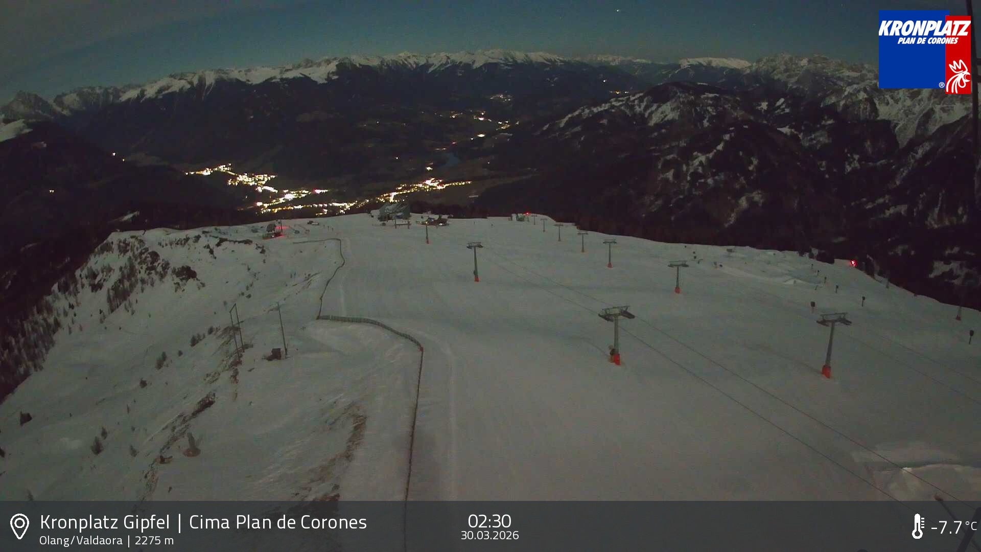 Archiv Foto Webcam Olang, Südtirol