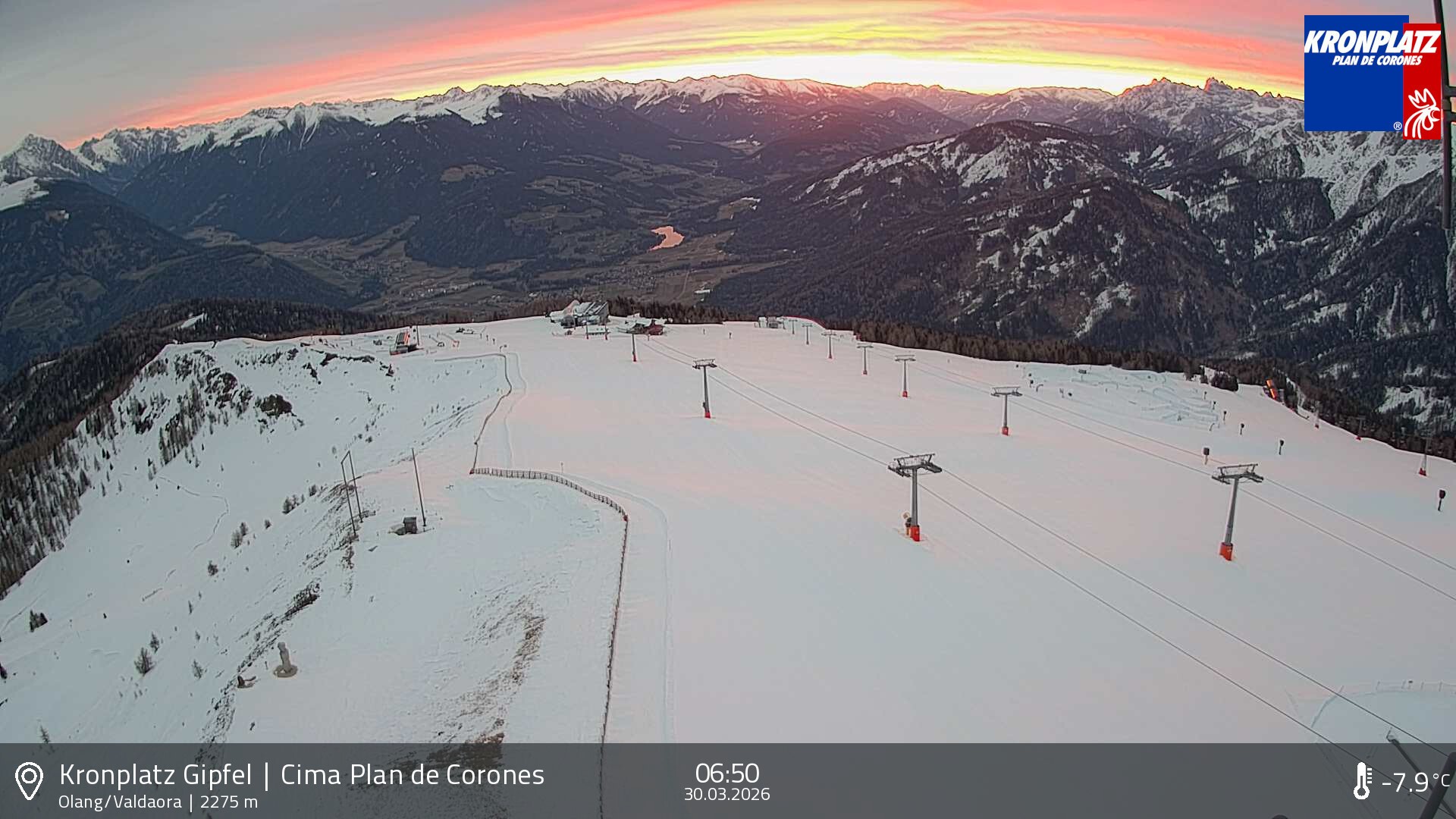 Archiv Foto Webcam Olang, Südtirol