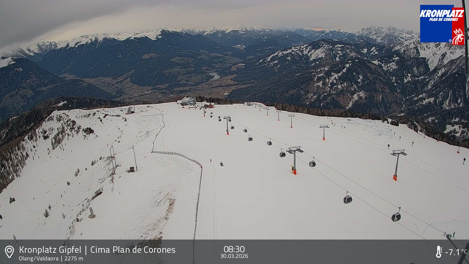 Archiv Foto Webcam Olang, Südtirol