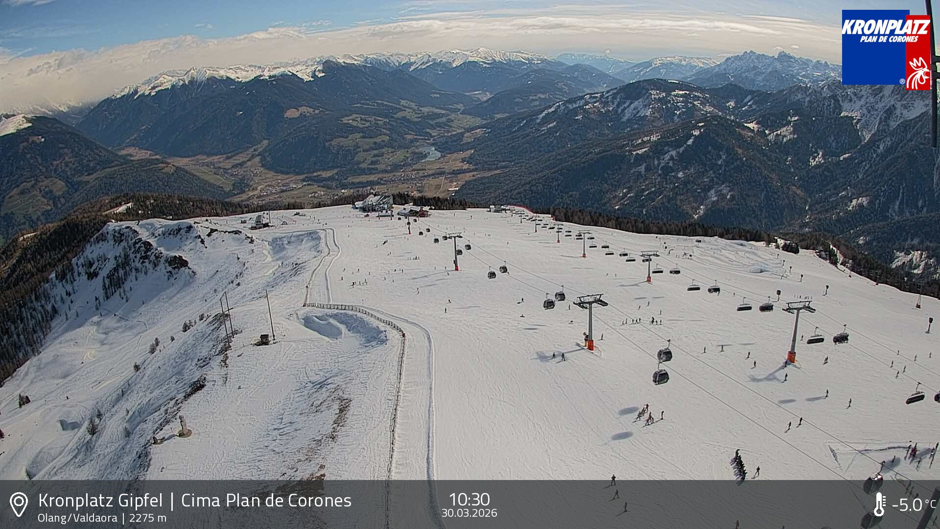 Archiv Foto Webcam Olang, Südtirol