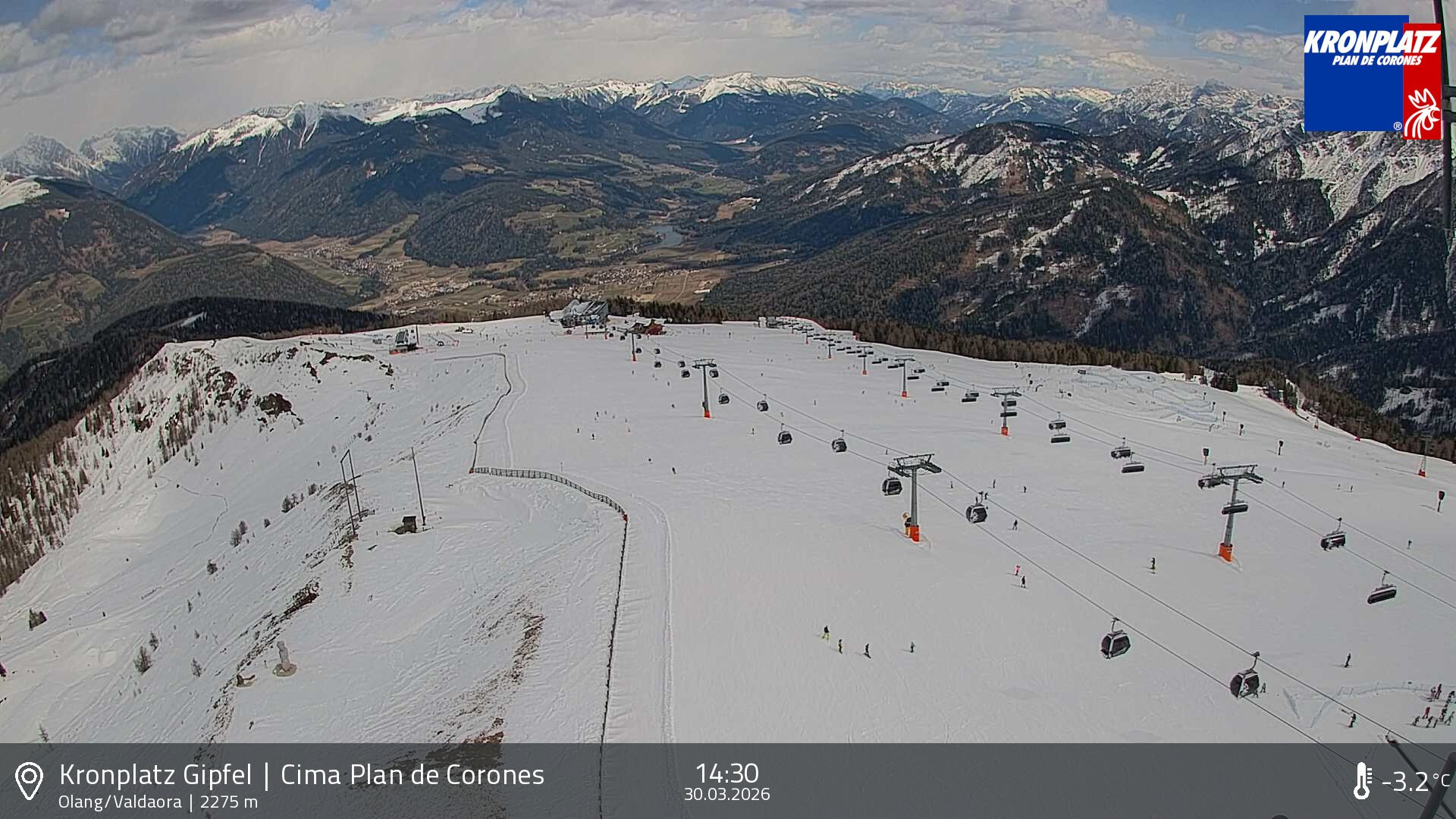 Archiv Foto Webcam Olang, Südtirol