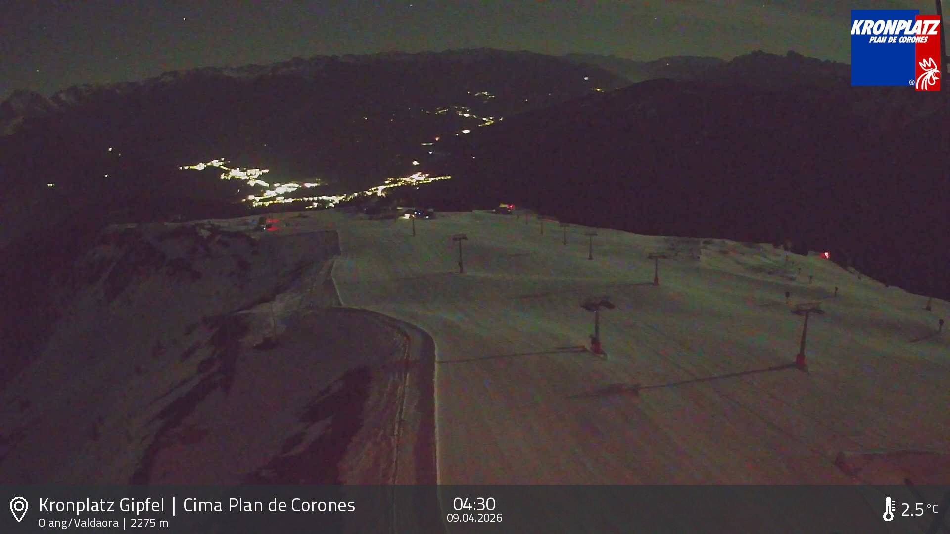 Archiv Foto Webcam Olang, Südtirol