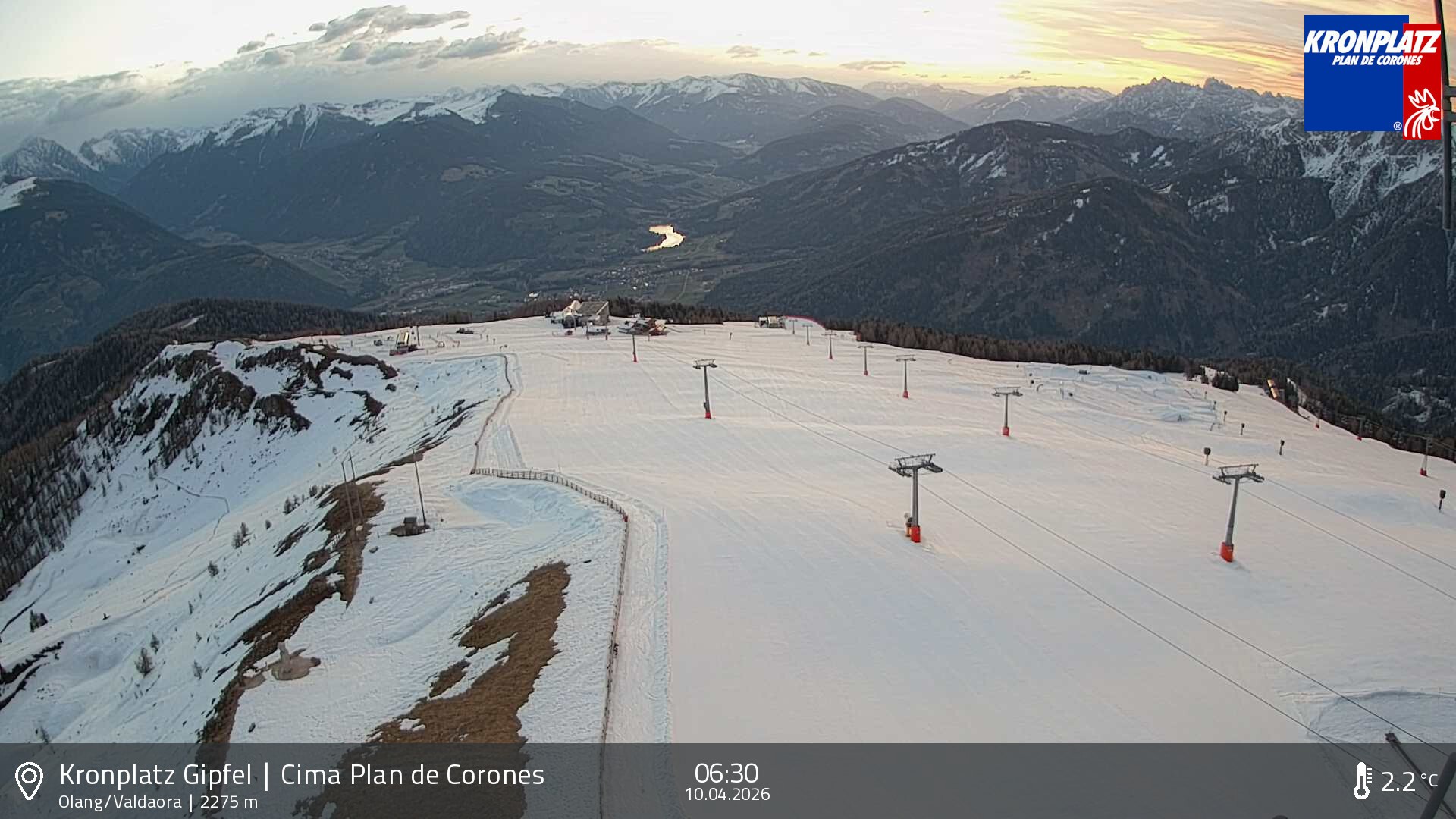 Archiv Foto Webcam Olang, Südtirol