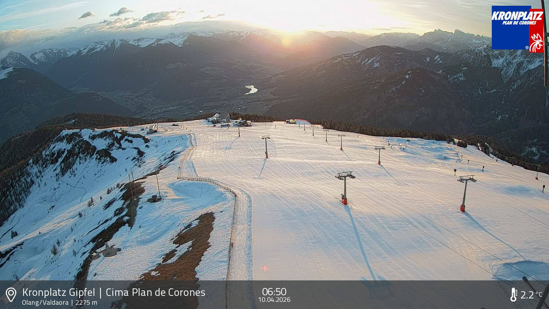 Archiv Foto Webcam Olang, Südtirol