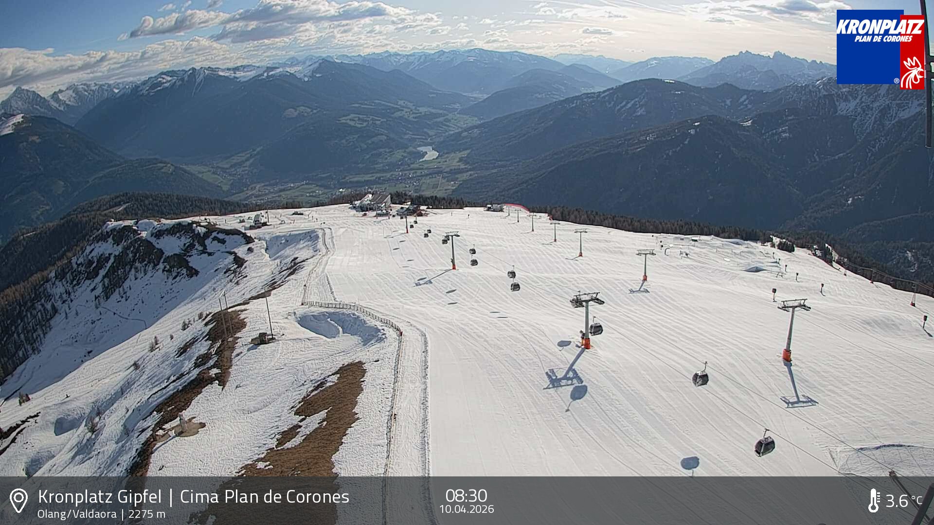 Archiv Foto Webcam Olang, Südtirol