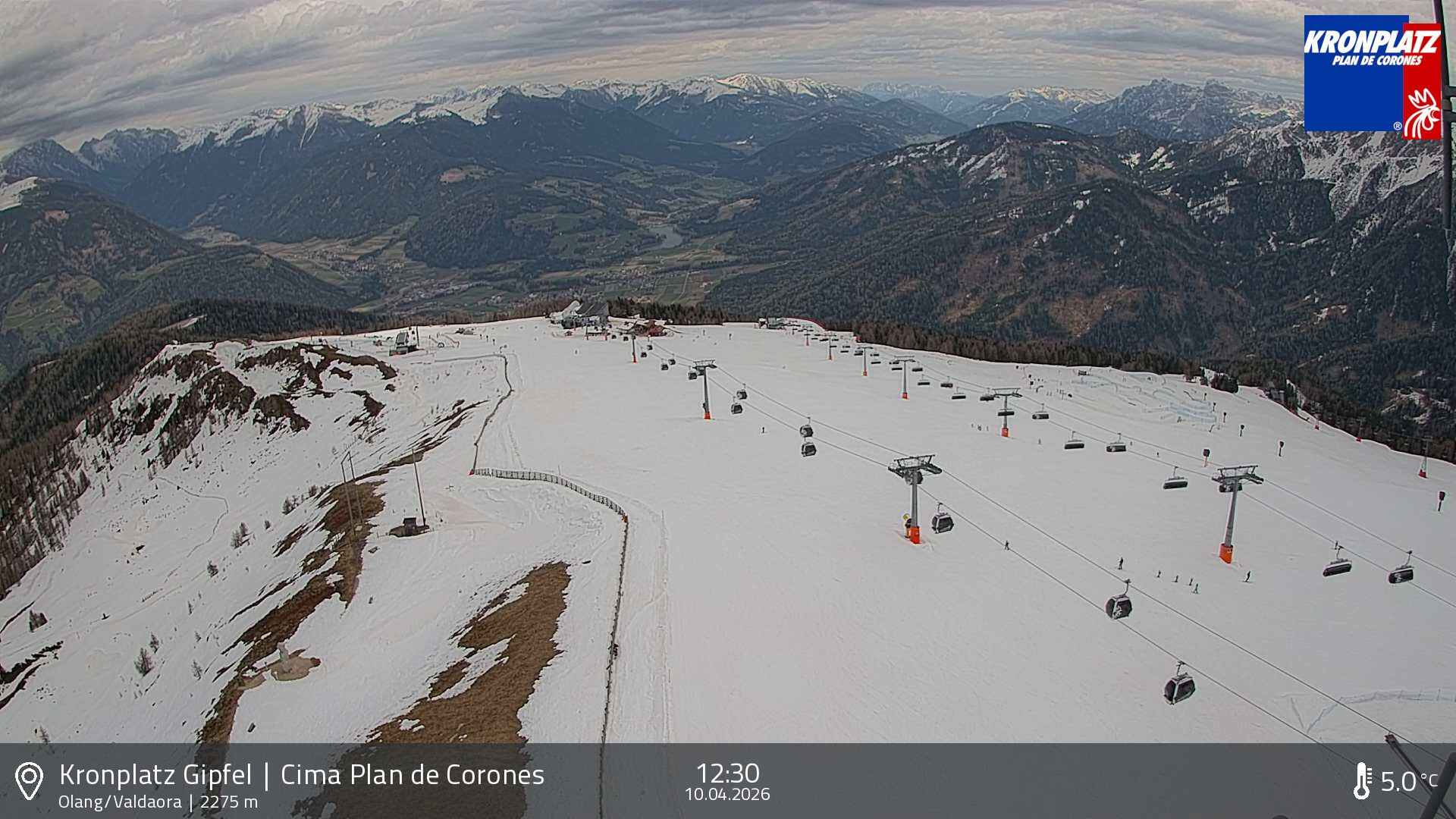 Archiv Foto Webcam Olang, Südtirol