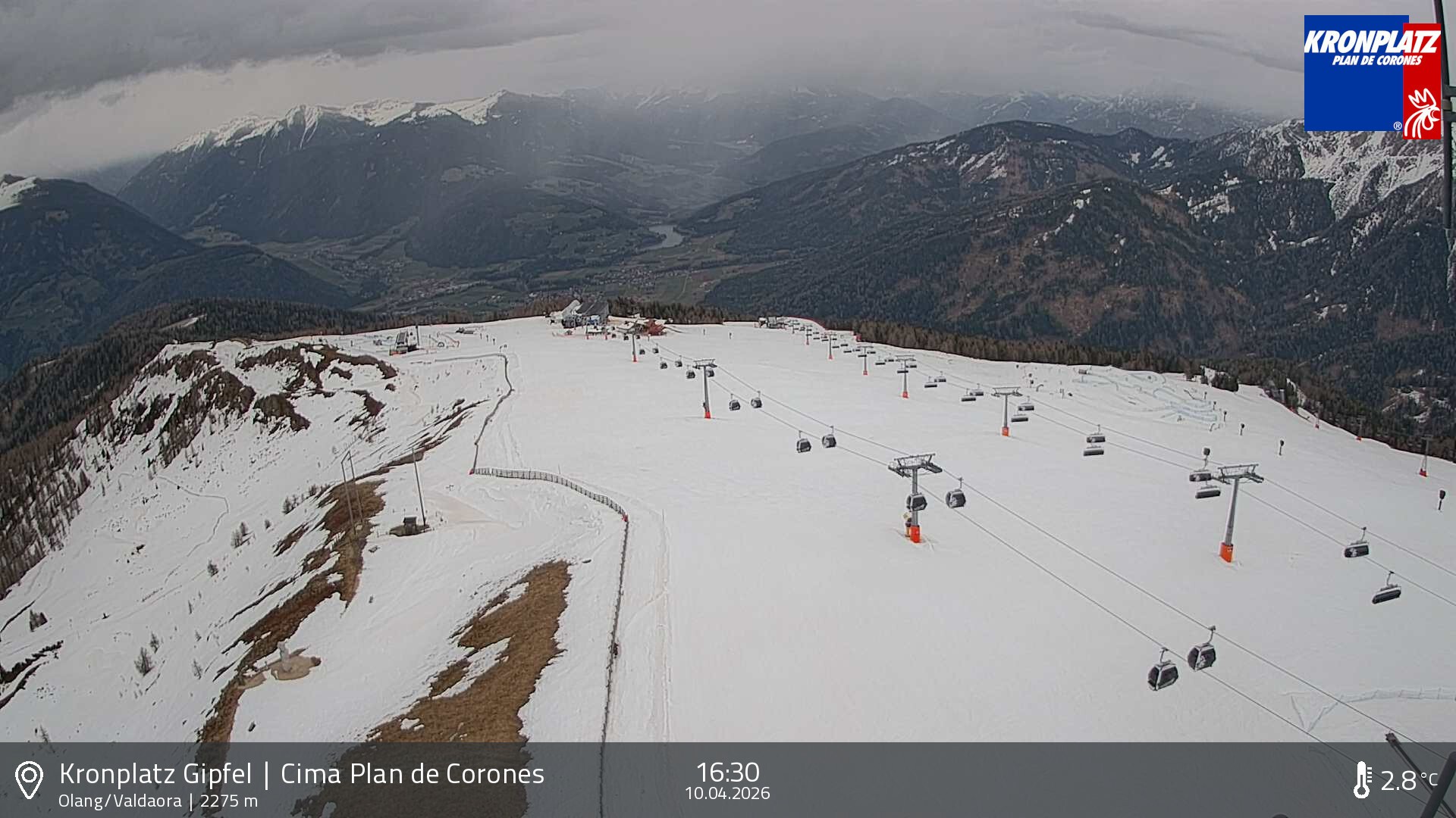 Archiv Foto Webcam Olang, Südtirol
