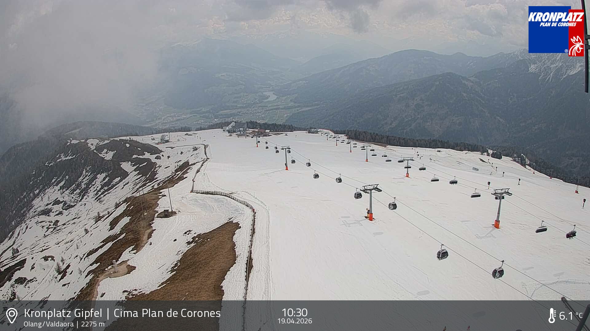 Archiv Foto Webcam Olang, Südtirol