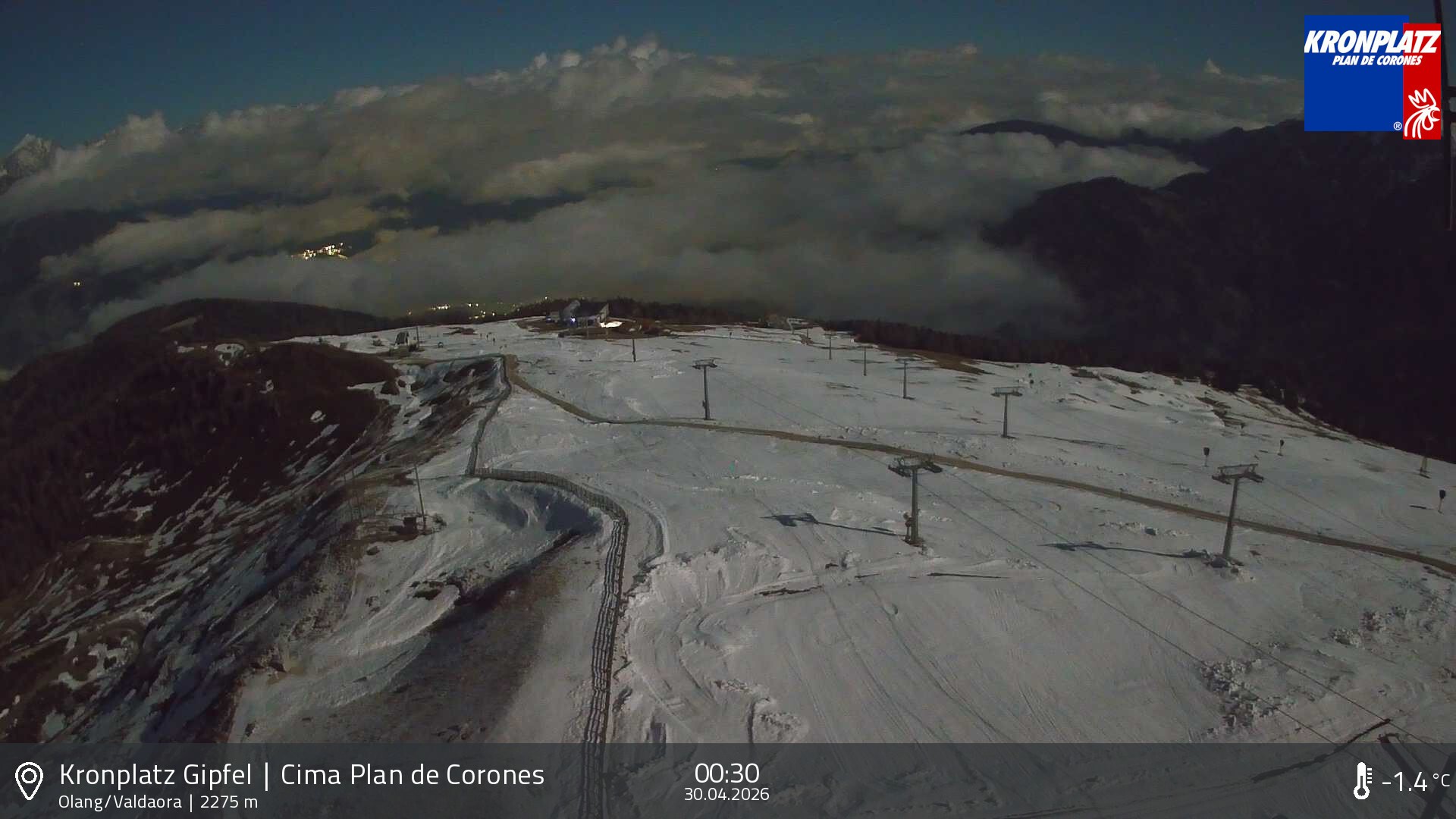 Archived image Webcam Olang, South Tyrol