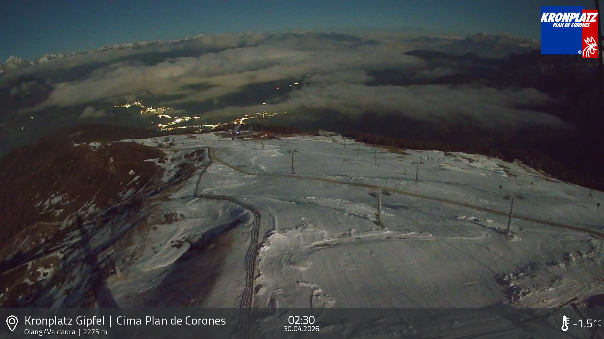 Archived image Webcam Olang, South Tyrol