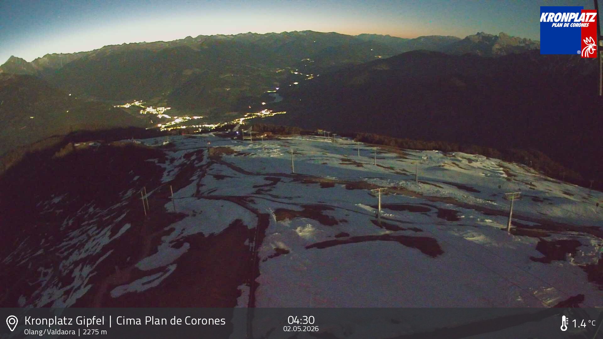 Archiv Foto Webcam Olang, Südtirol