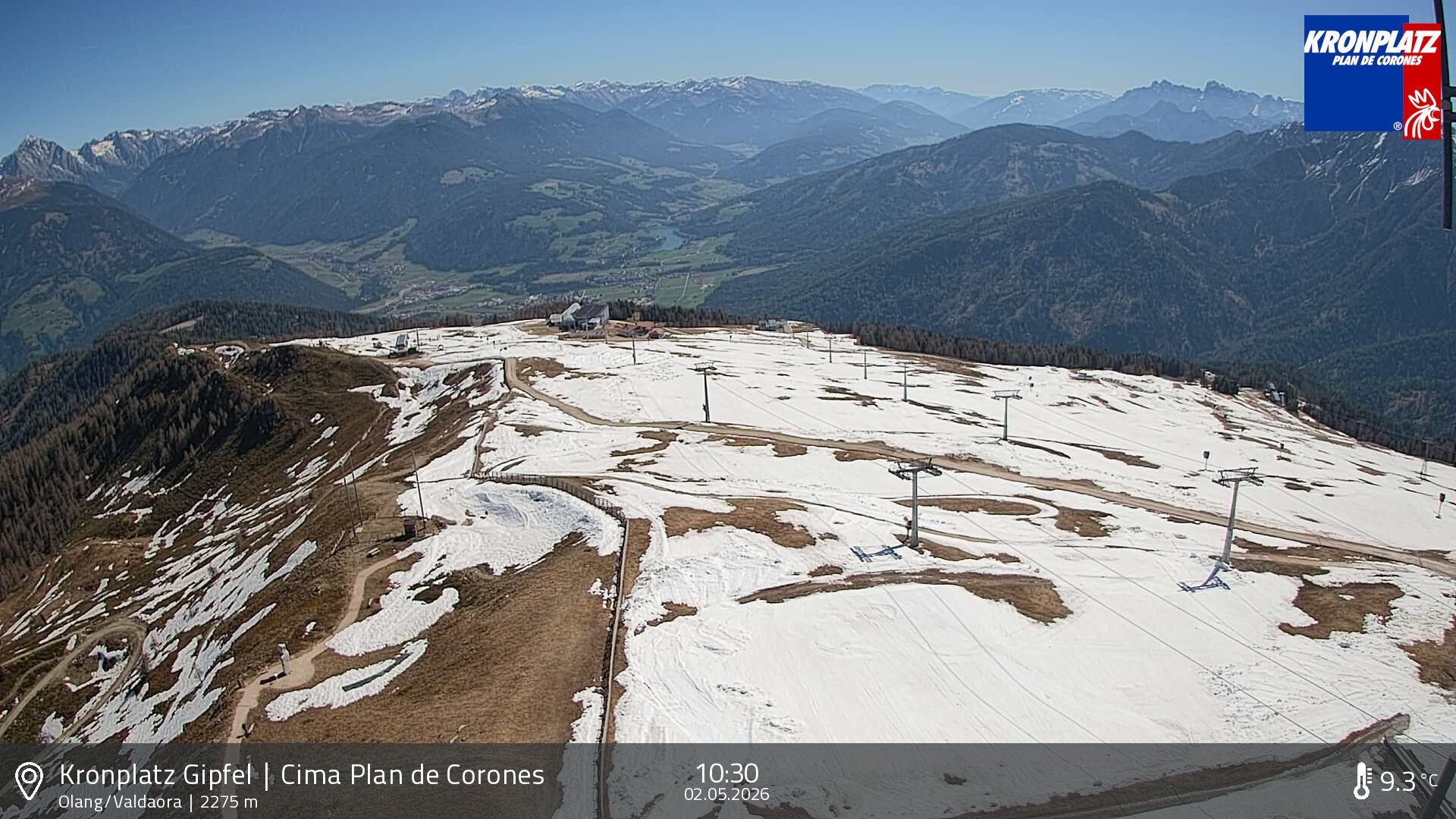 Archiv Foto Webcam Olang, Südtirol