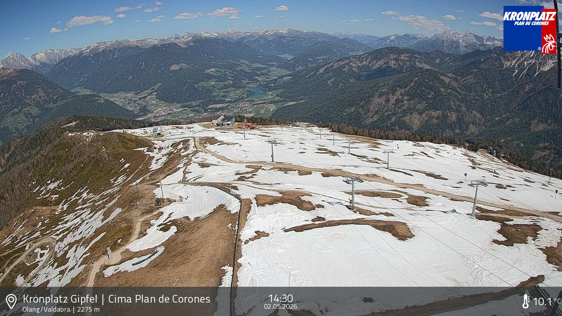 Archiv Foto Webcam Olang, Südtirol