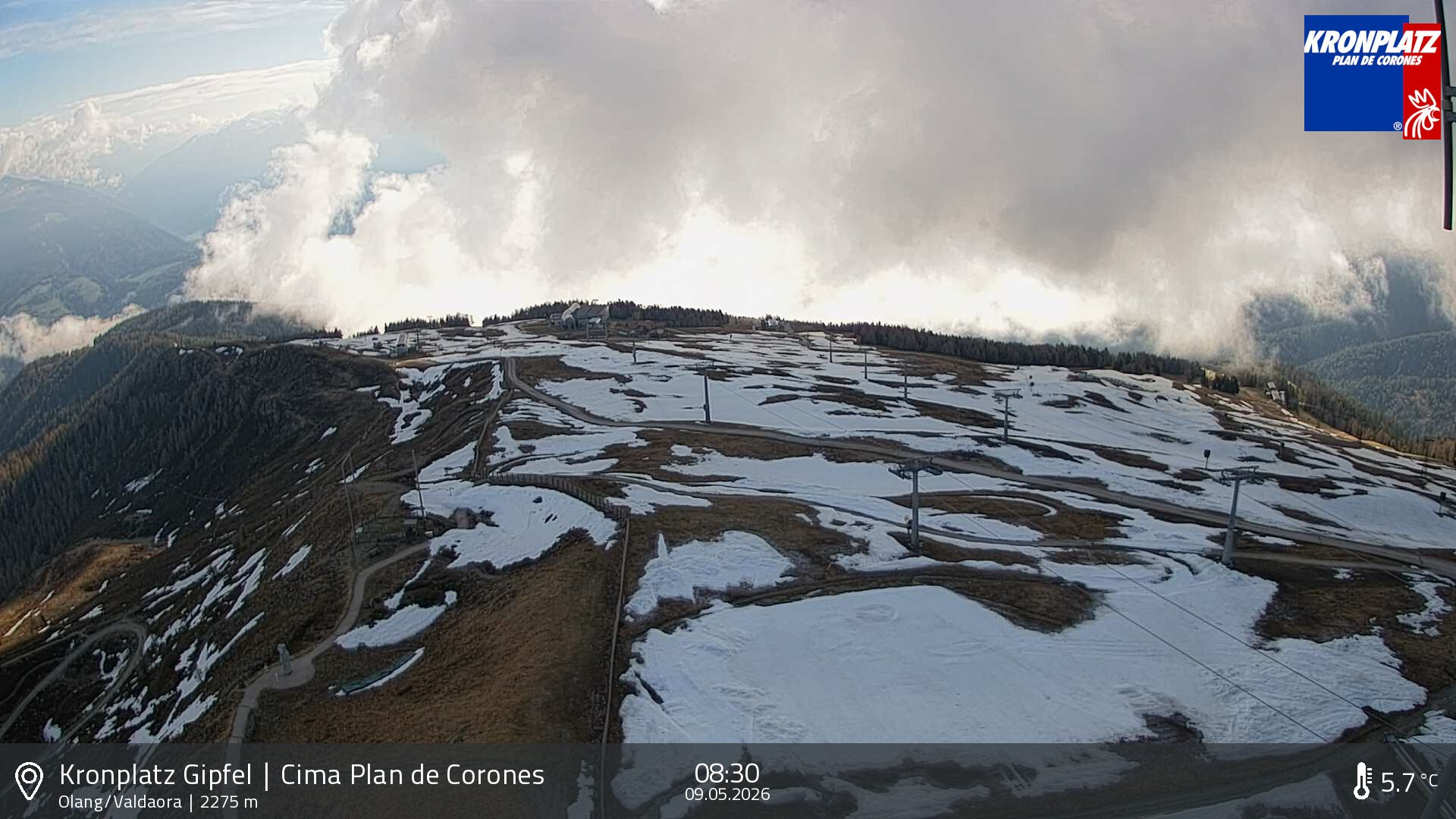 Archiv Foto Webcam Olang, Südtirol