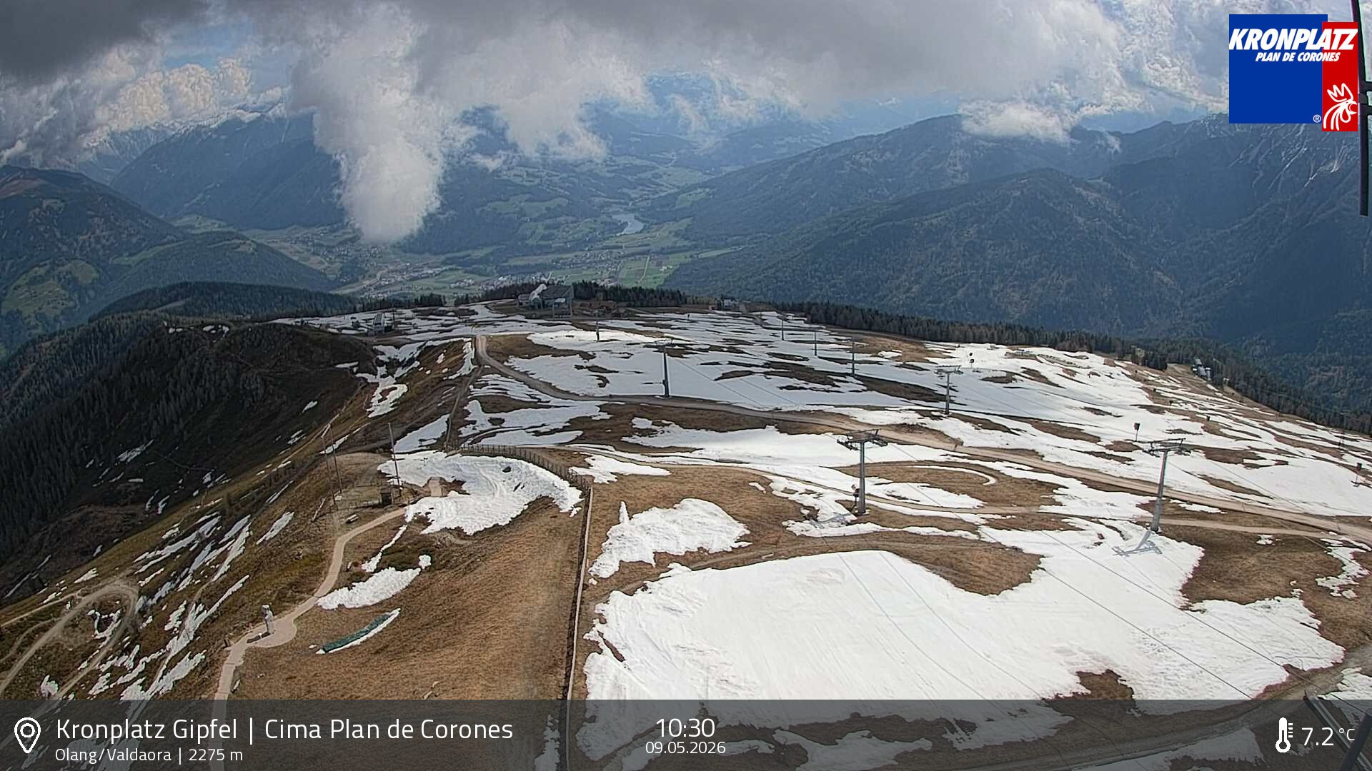 Archiv Foto Webcam Olang, Südtirol