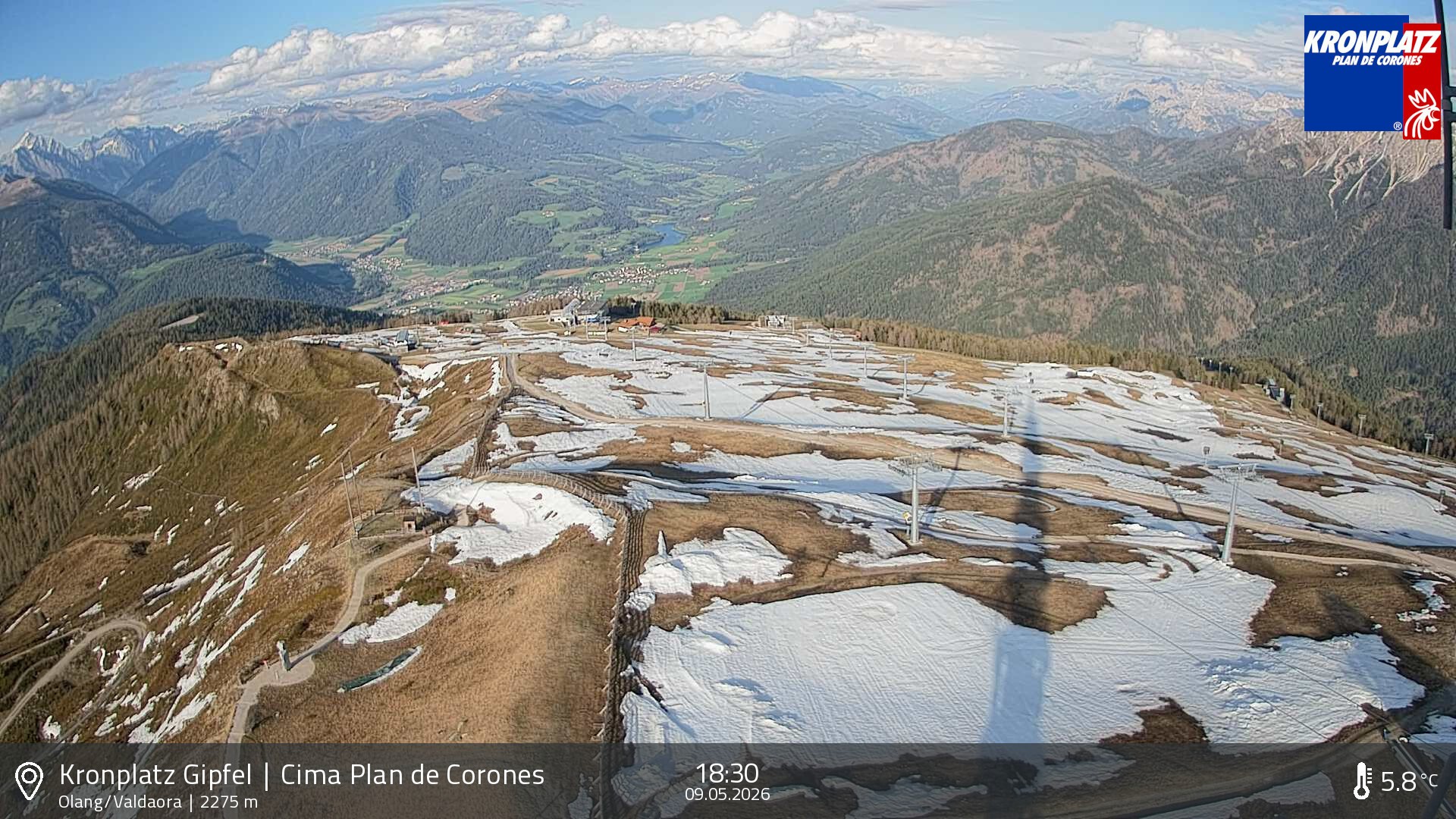 Archiv Foto Webcam Olang, Südtirol