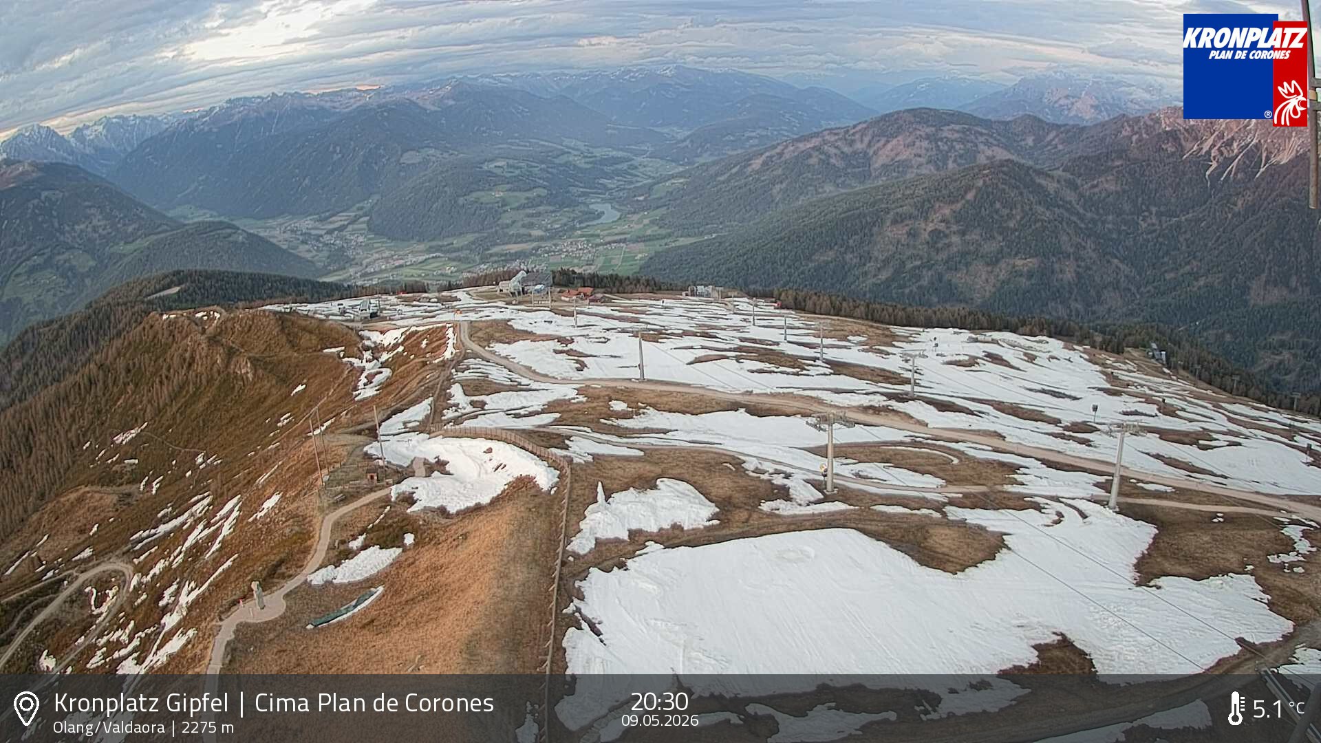 Archiv Foto Webcam Olang, Südtirol