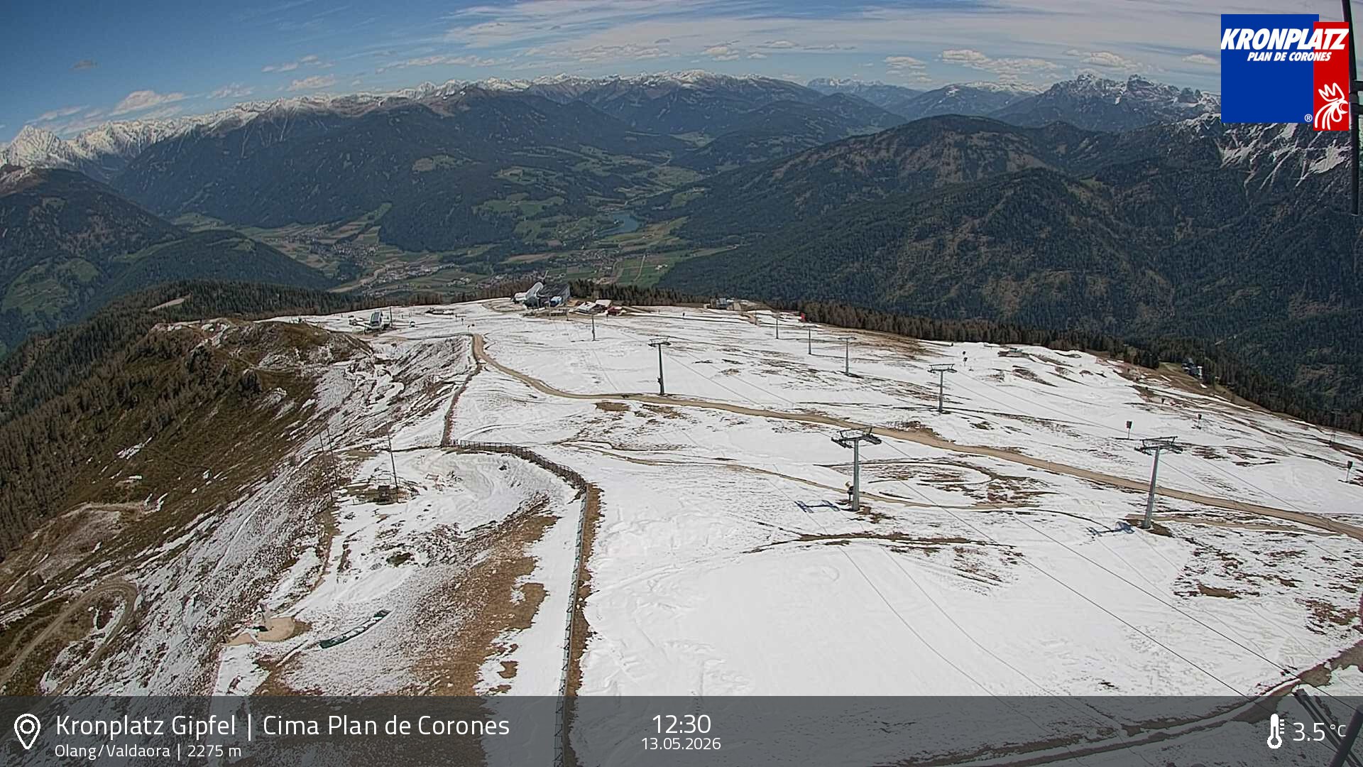 Archiv Foto Webcam Olang, Südtirol