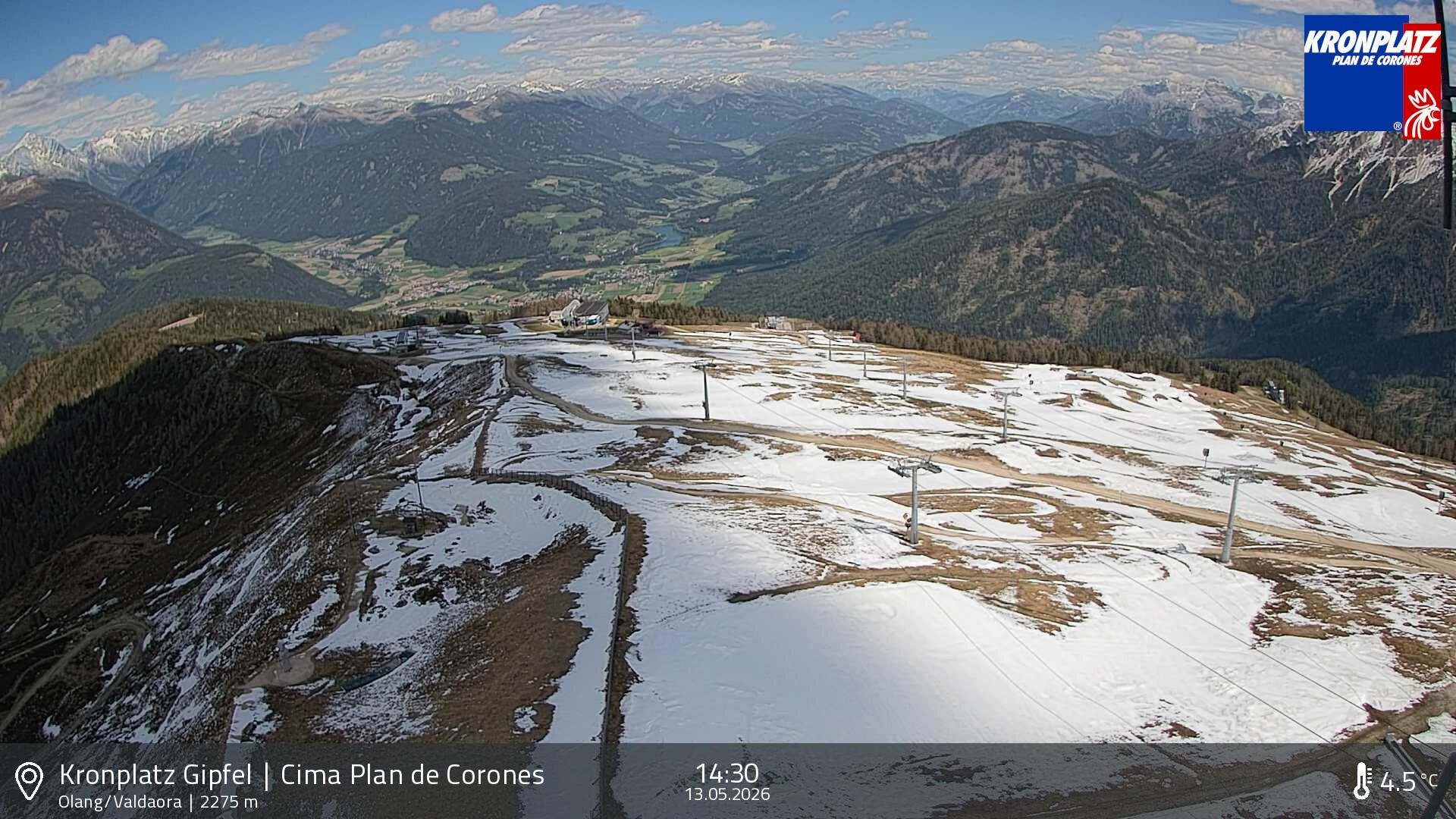 Archiv Foto Webcam Olang, Südtirol