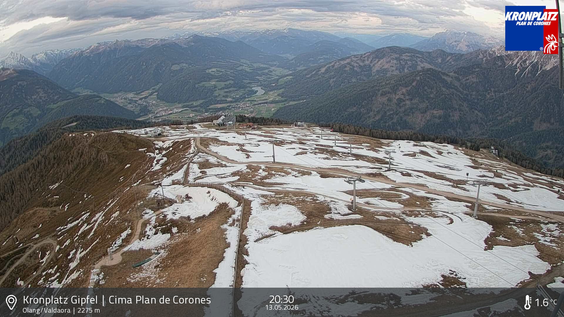 Archived image Webcam Olang, South Tyrol