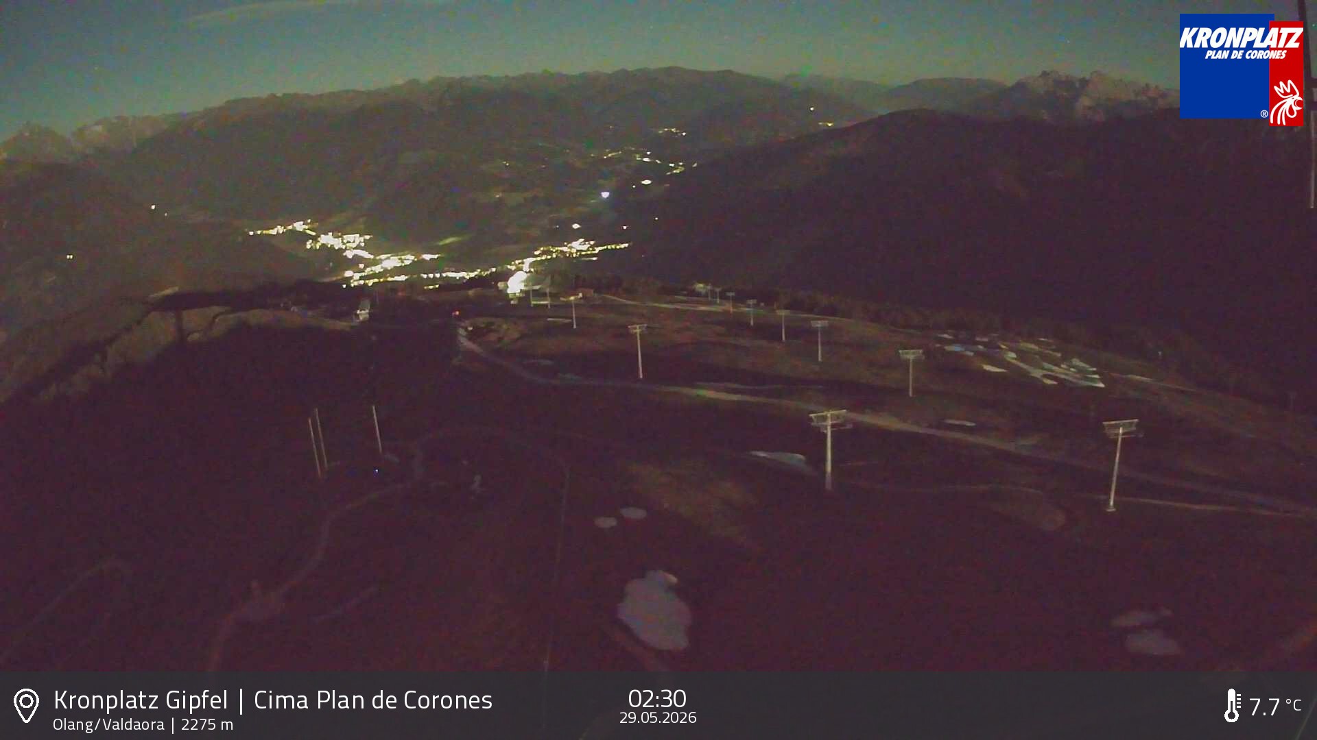 Archived image Webcam Olang, South Tyrol