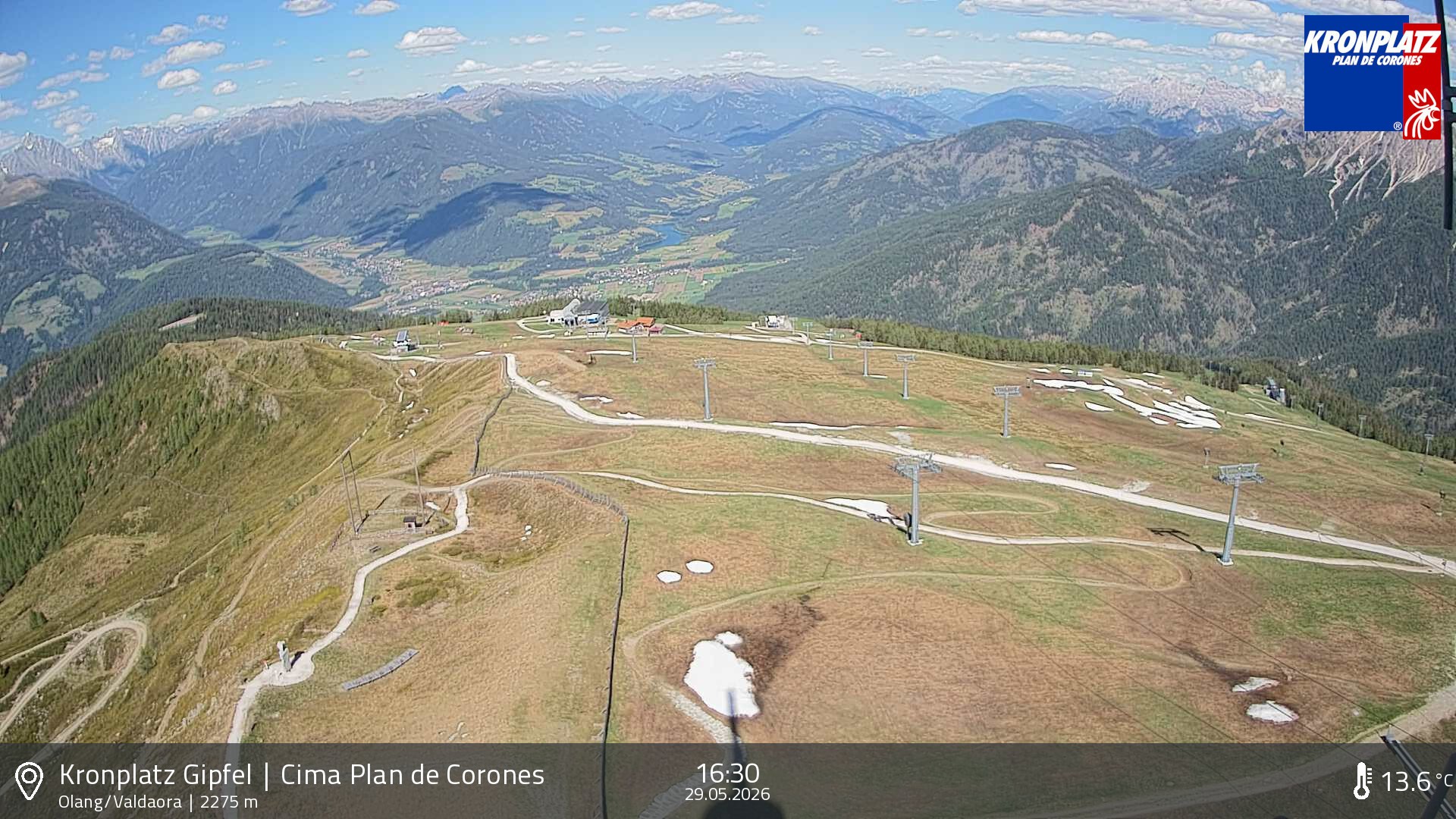 Archived image Webcam Olang, South Tyrol