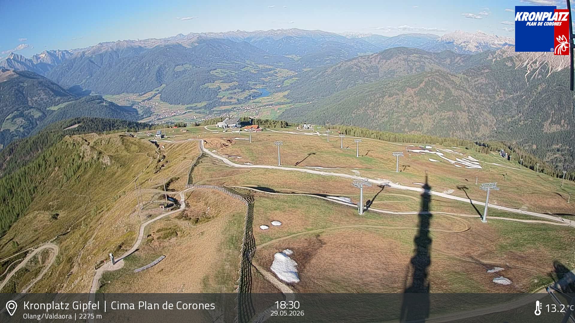 Archived image Webcam Olang, South Tyrol