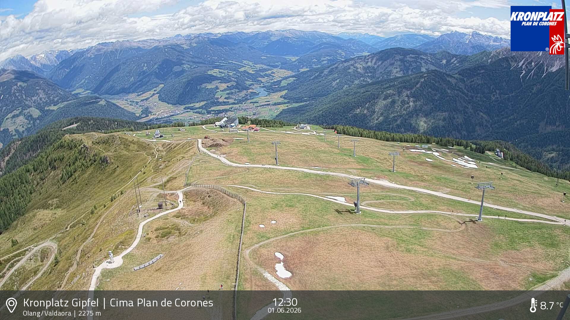 Archiv Foto Webcam Olang, Südtirol