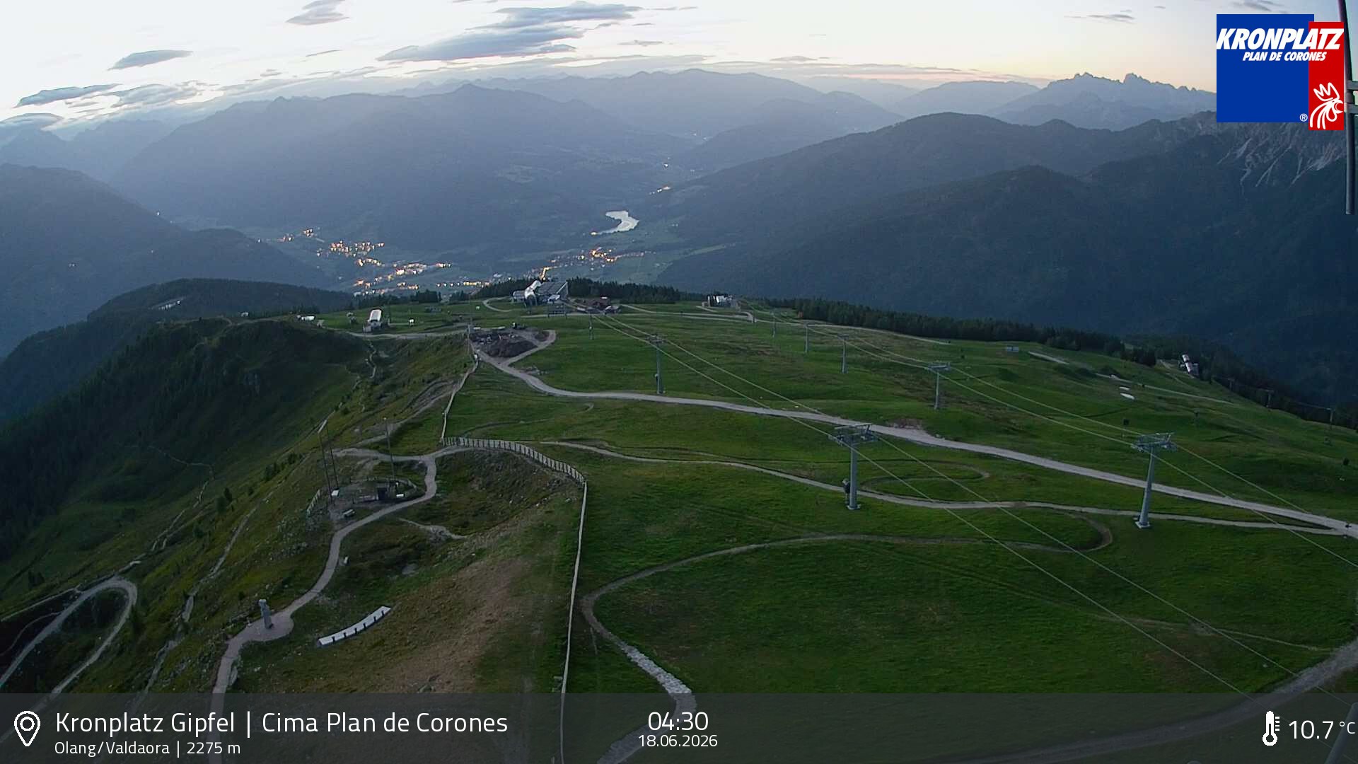 Archiv Foto Webcam Olang, Südtirol