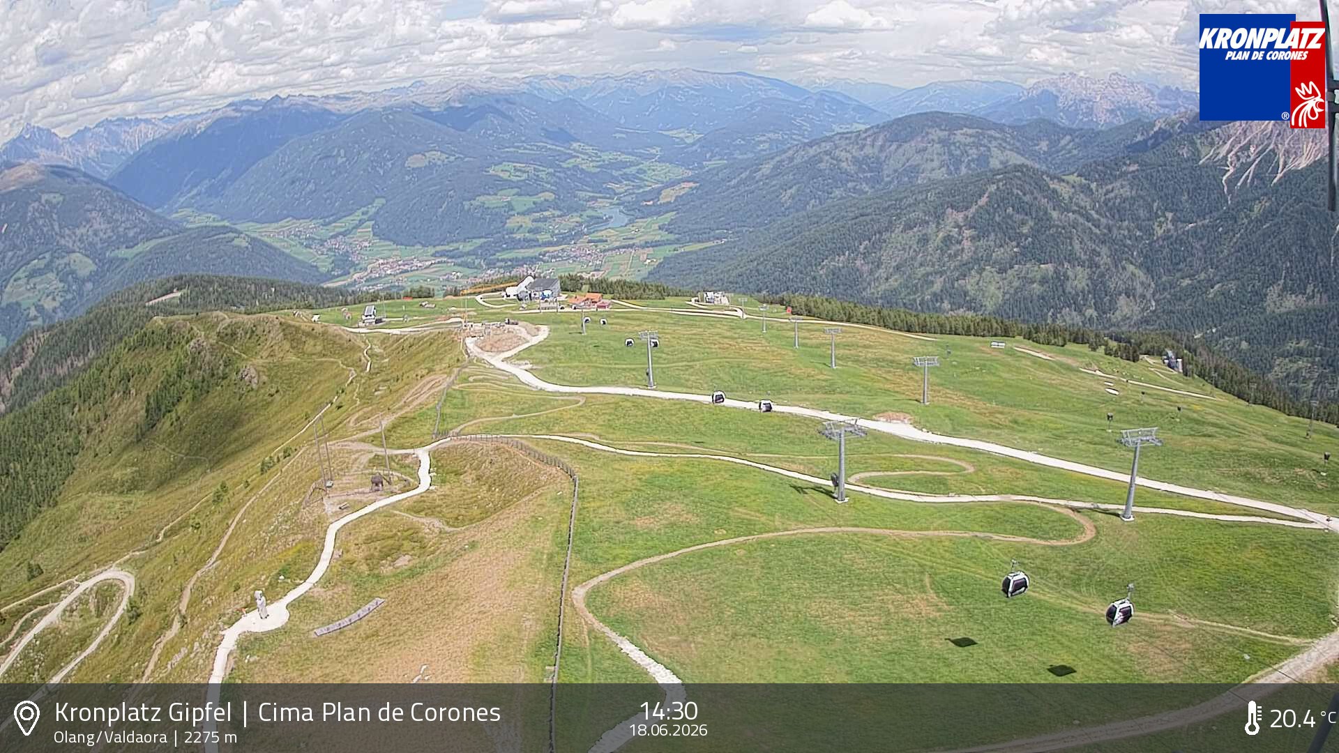 Archiv Foto Webcam Olang, Südtirol