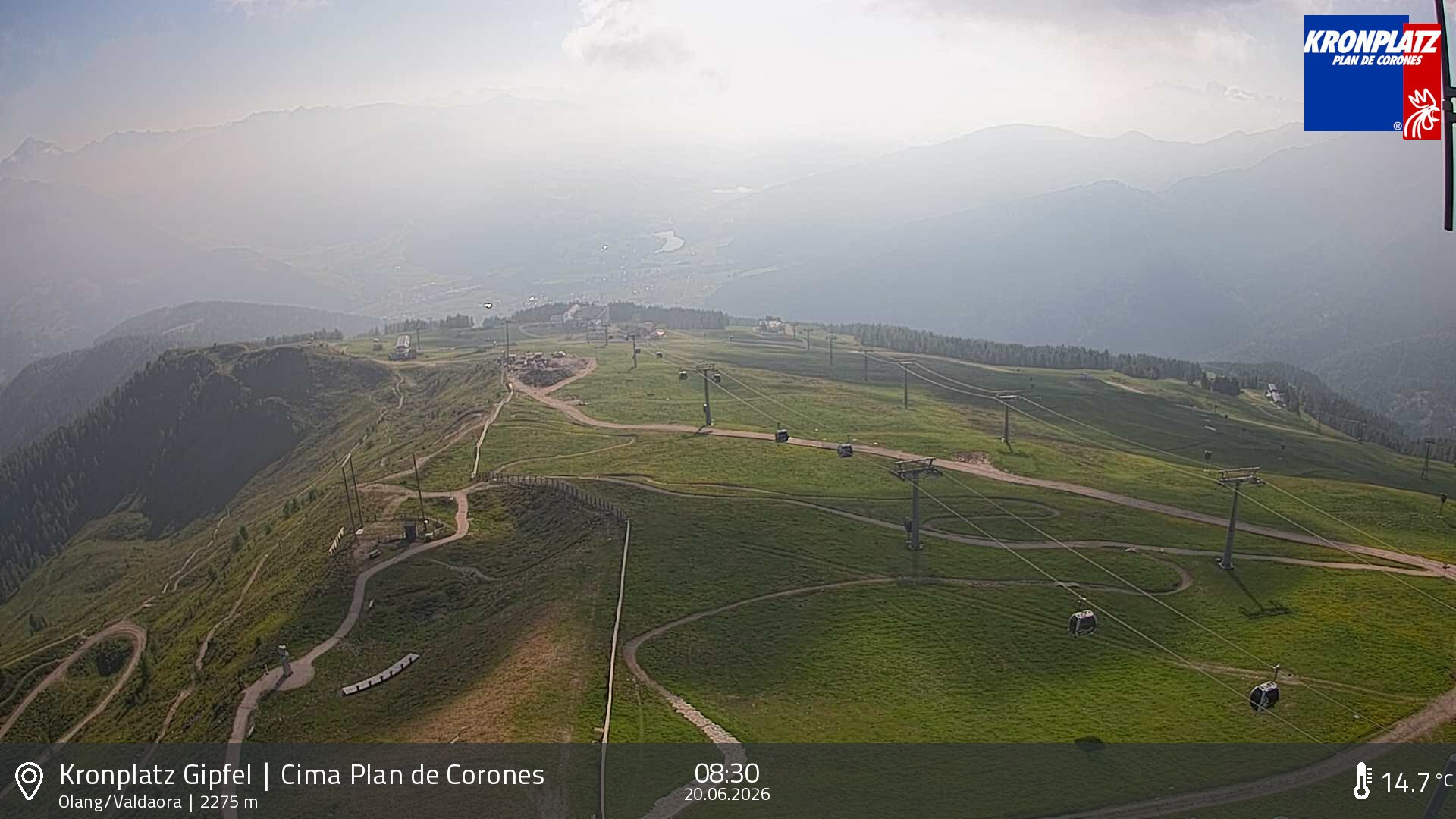 Archived image Webcam Olang, South Tyrol