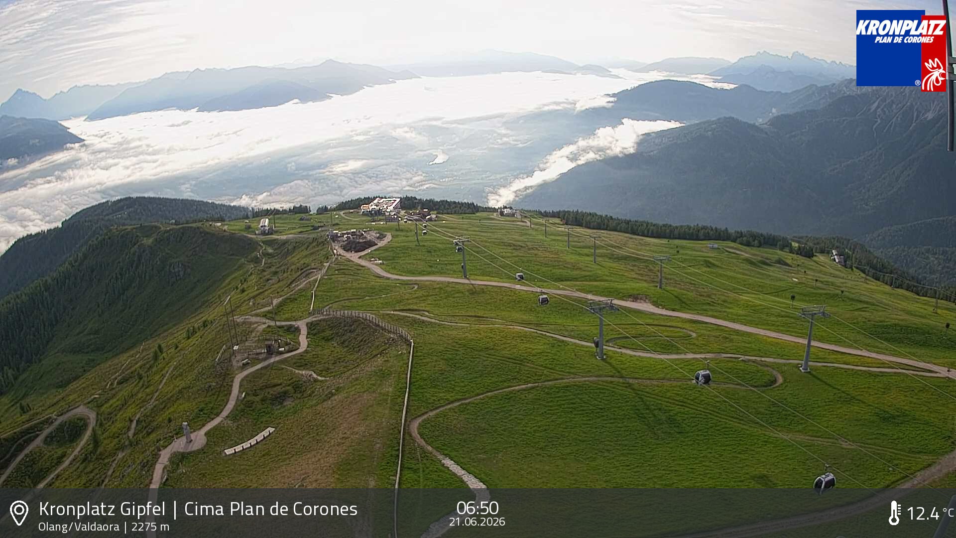 Archiv Foto Webcam Olang, Südtirol