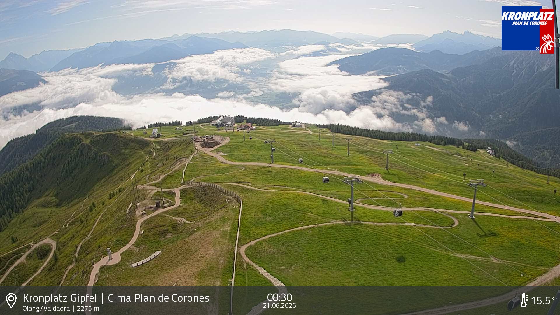 Archiv Foto Webcam Olang, Südtirol