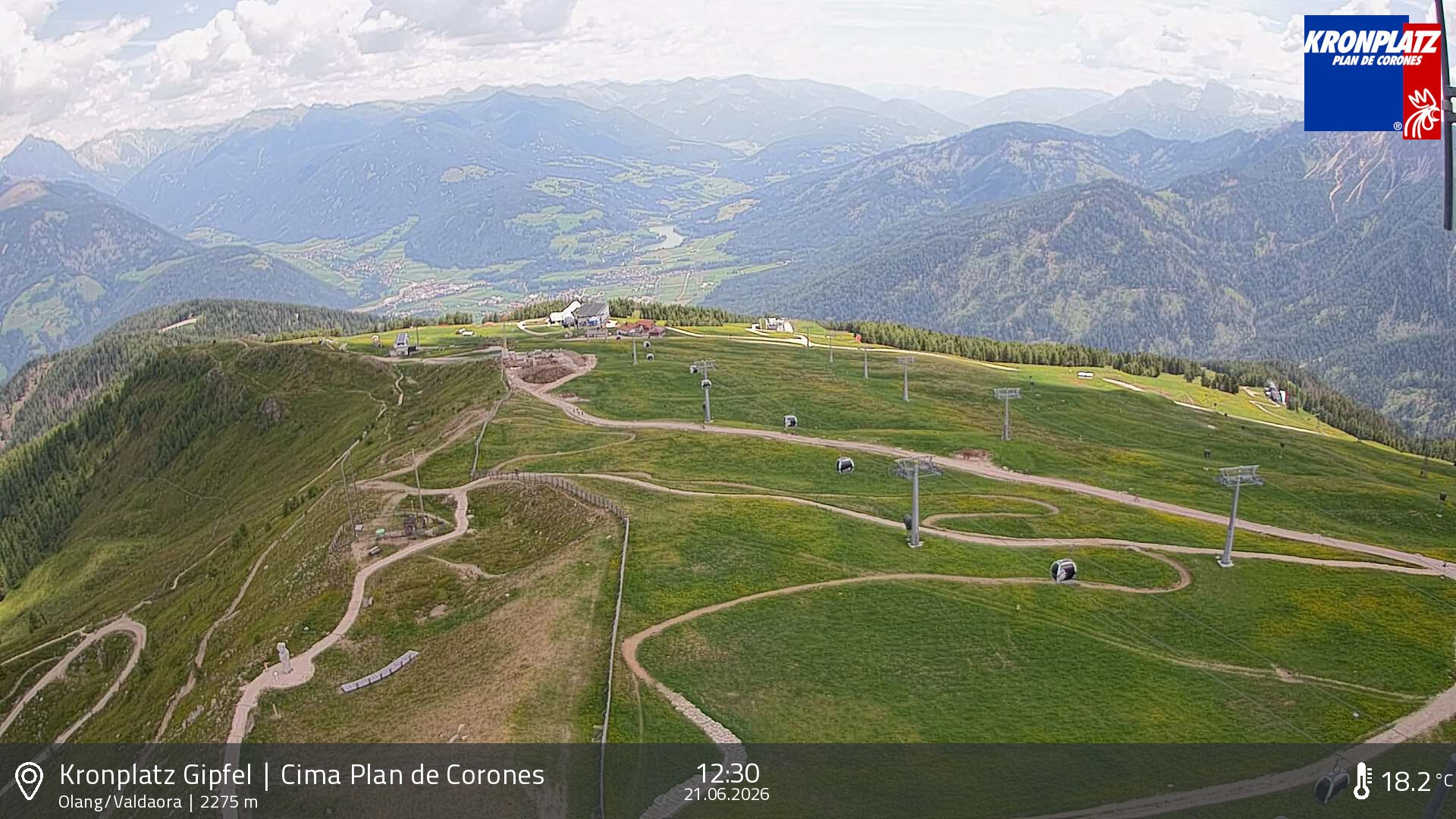 Archiv Foto Webcam Olang, Südtirol