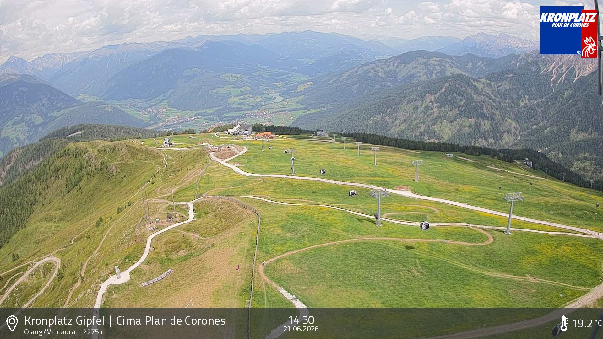 Archiv Foto Webcam Olang, Südtirol